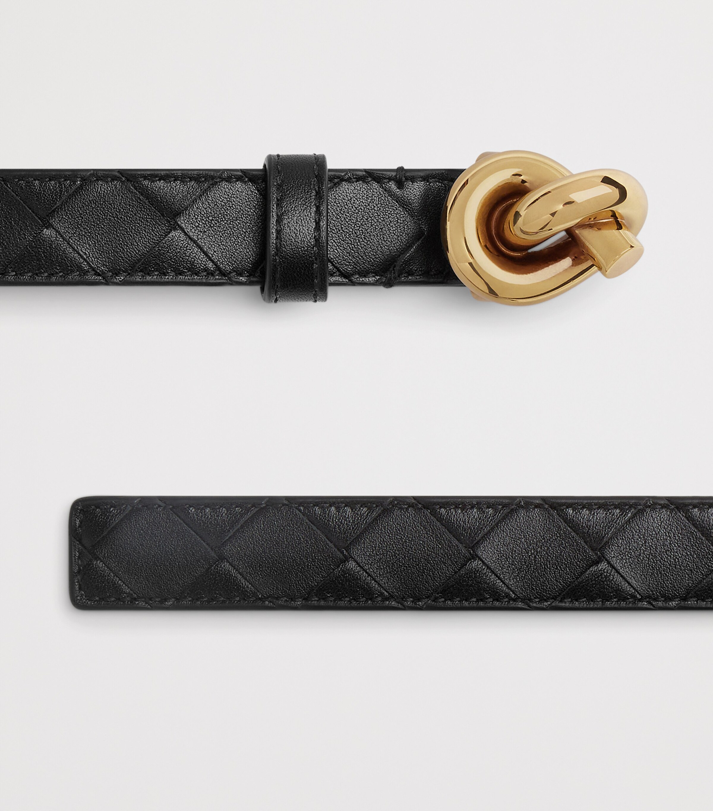 ベルト BOTTEGA VENETA   Knot Leather Belt Bottega Veneta Leather Knot Belt | Harrods CA