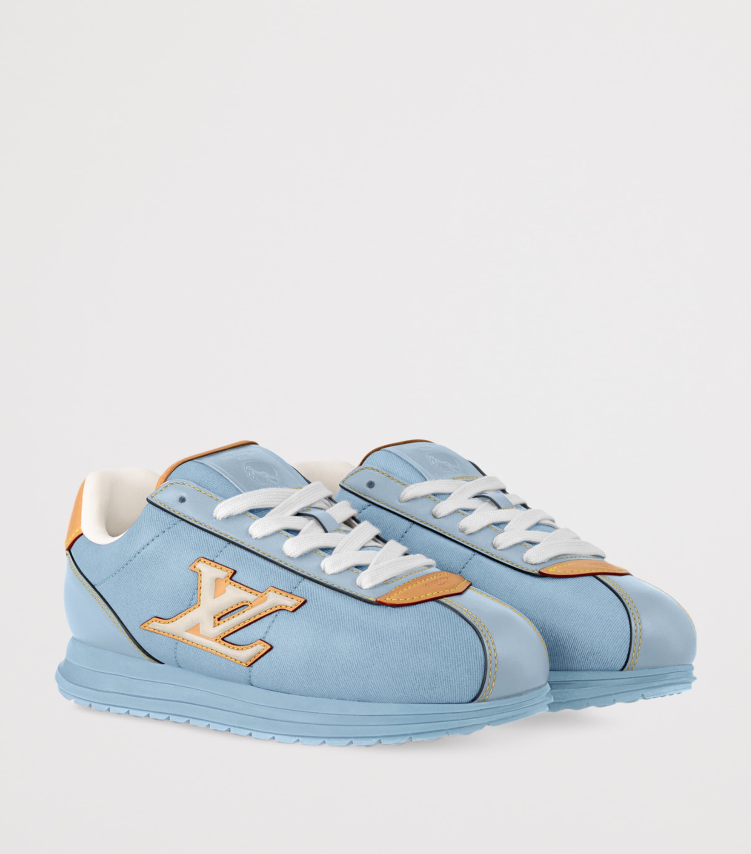 Leather Buttersoft Low-Top Sneakers GREY Image 2