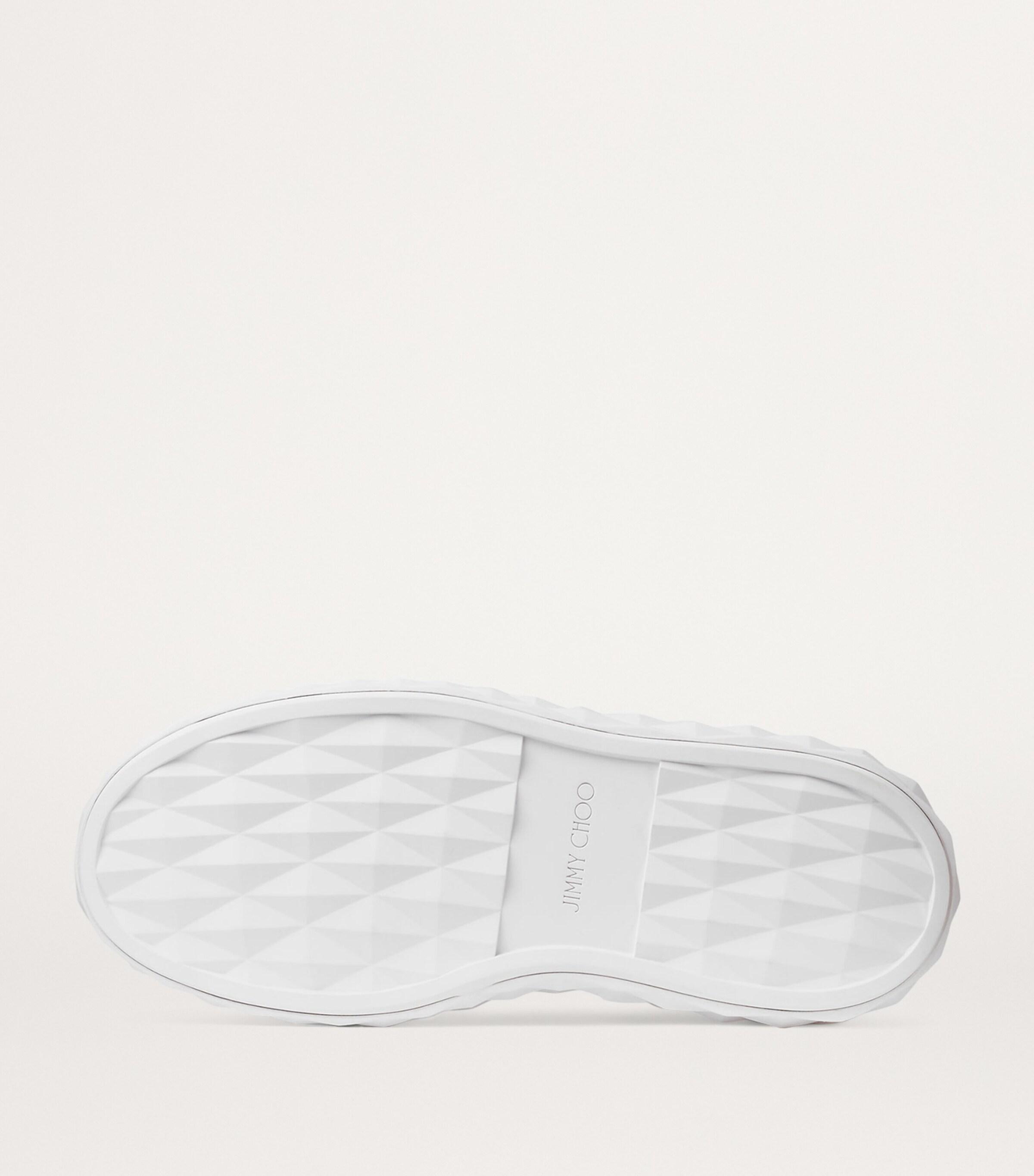 Jimmy Choo Diamond Maxi Leather Slingback Sneakers V White/powder Pink Image 5