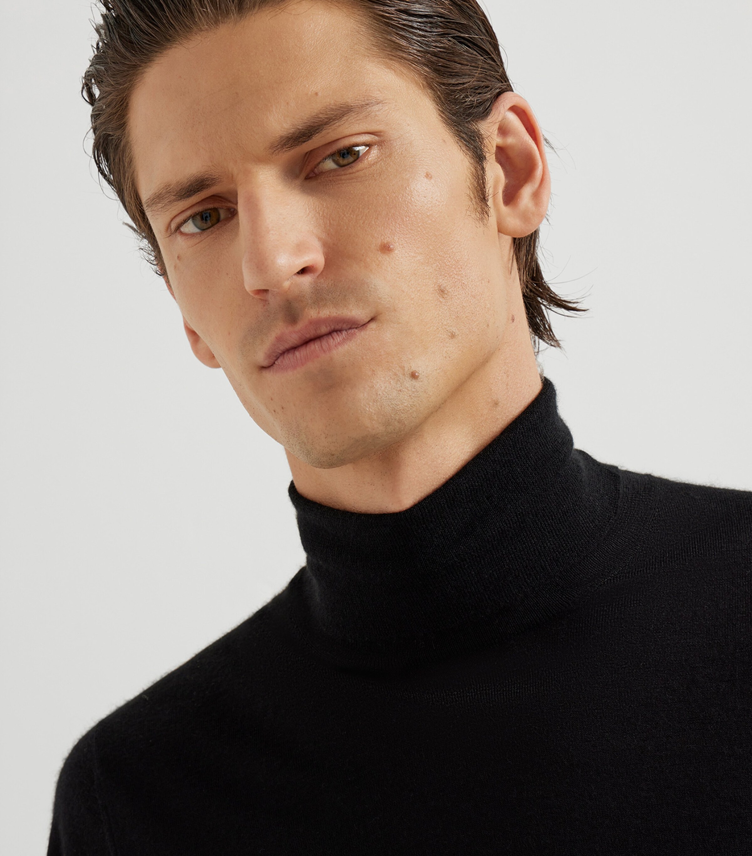 Brunello Cucinelli Mens Silk-Cashmere Rollneck Sweatshirt Image 6