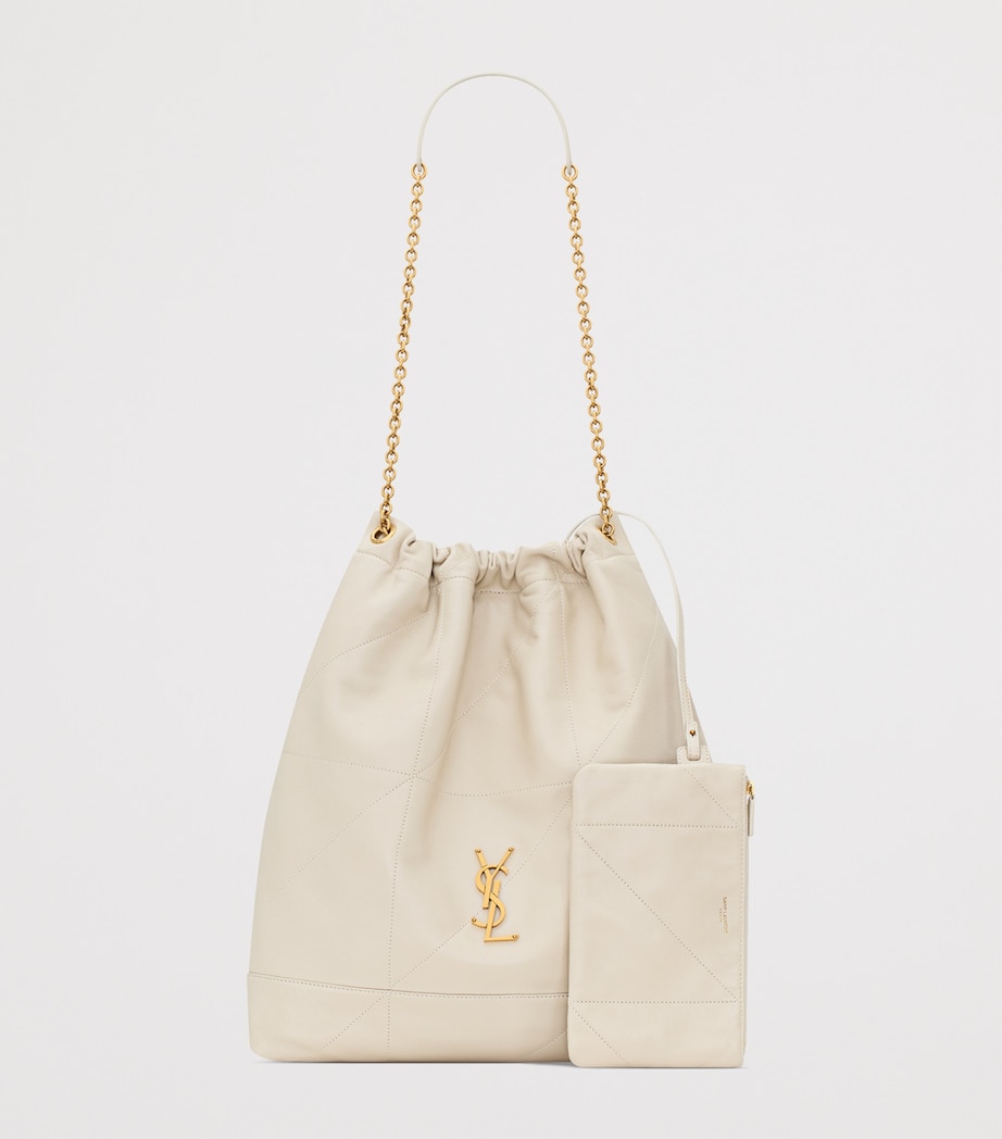 Large Leather Jamie Pochon Shoulder Bag 9207 Image 2