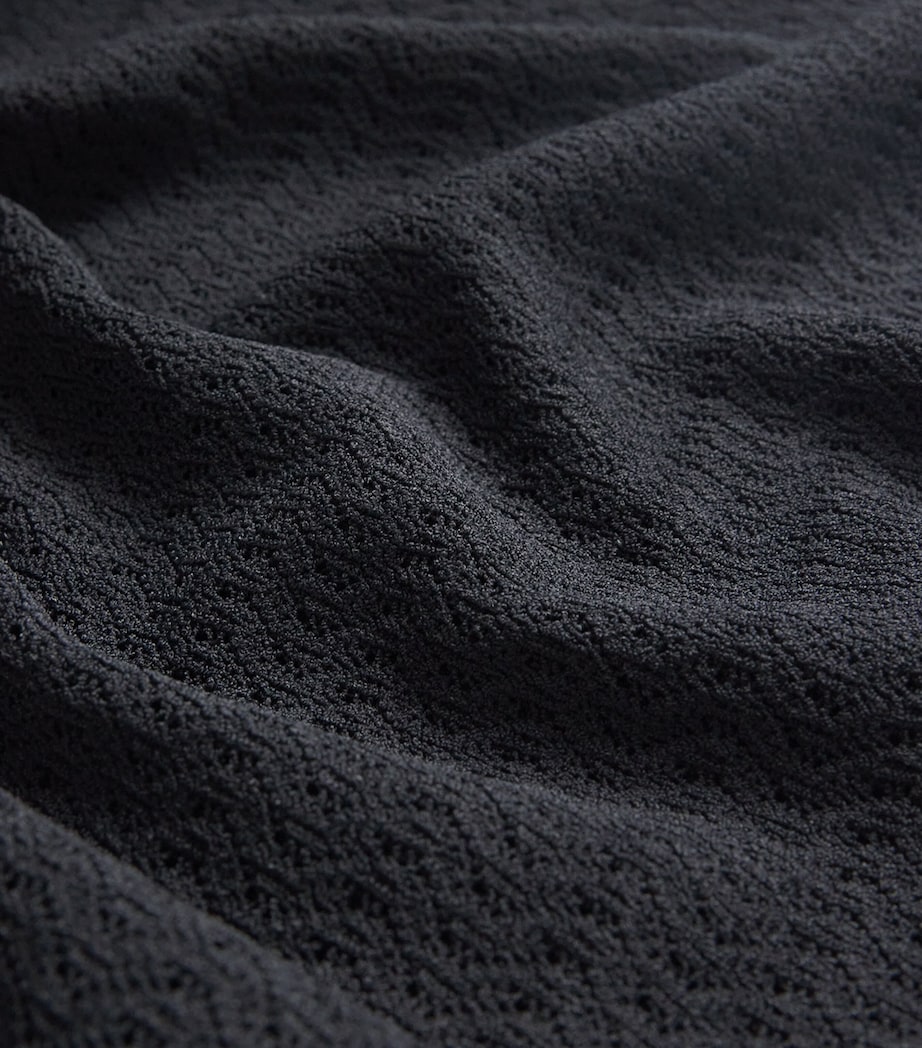Knitted Midi Skirt 1 BLACK Image 5