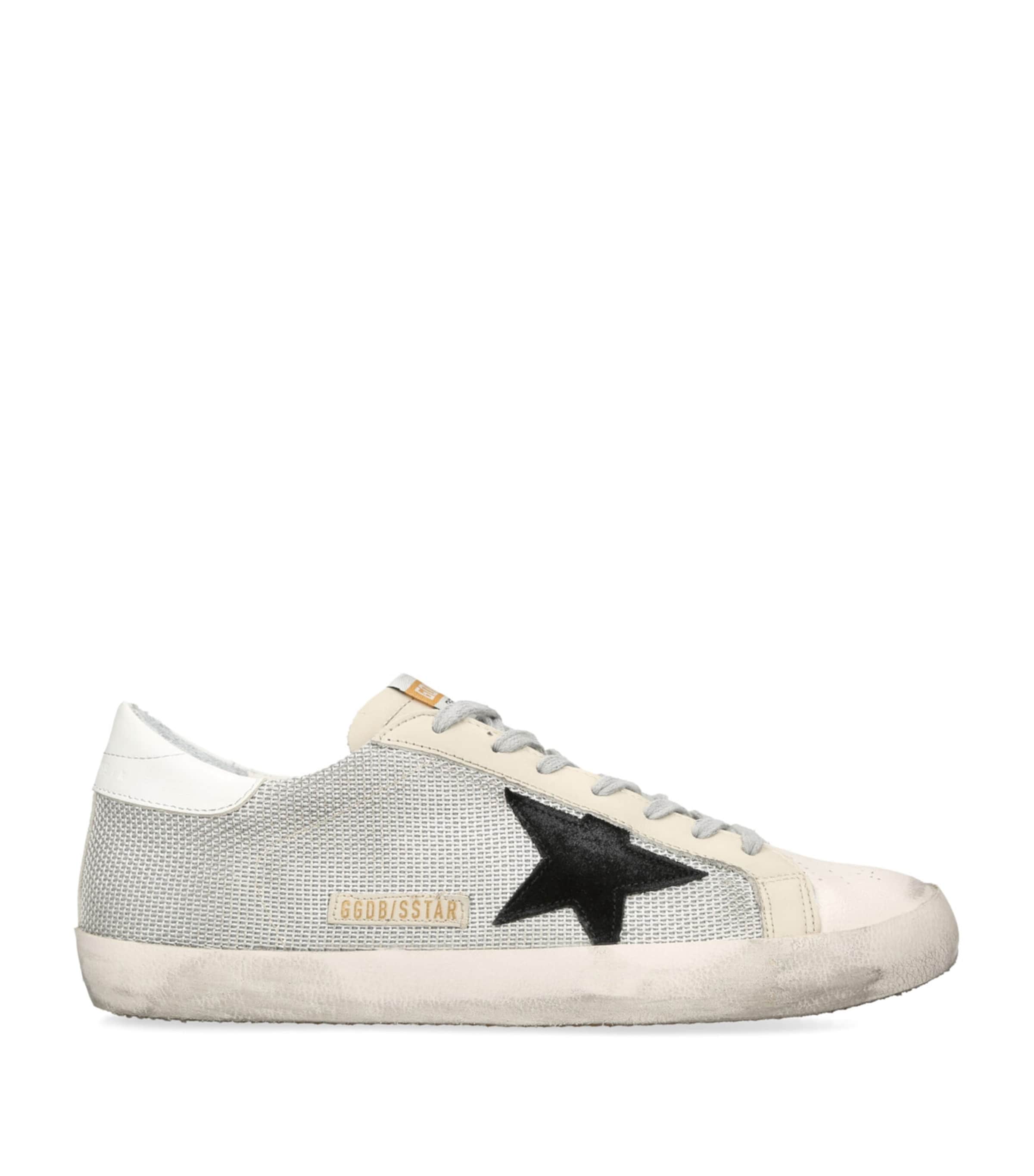 Golden Goose Mesh Superstar Sneakers | Men Shoes | Trainers | Low-Top Trainers | Designers | Golden Goose