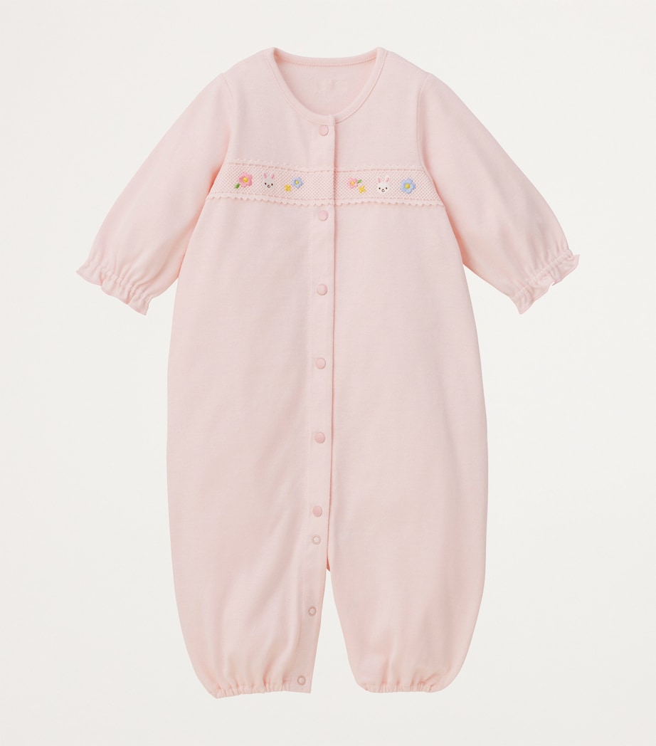 Cotton Embroidered Playsuit (60-80cm) 8 Image 3