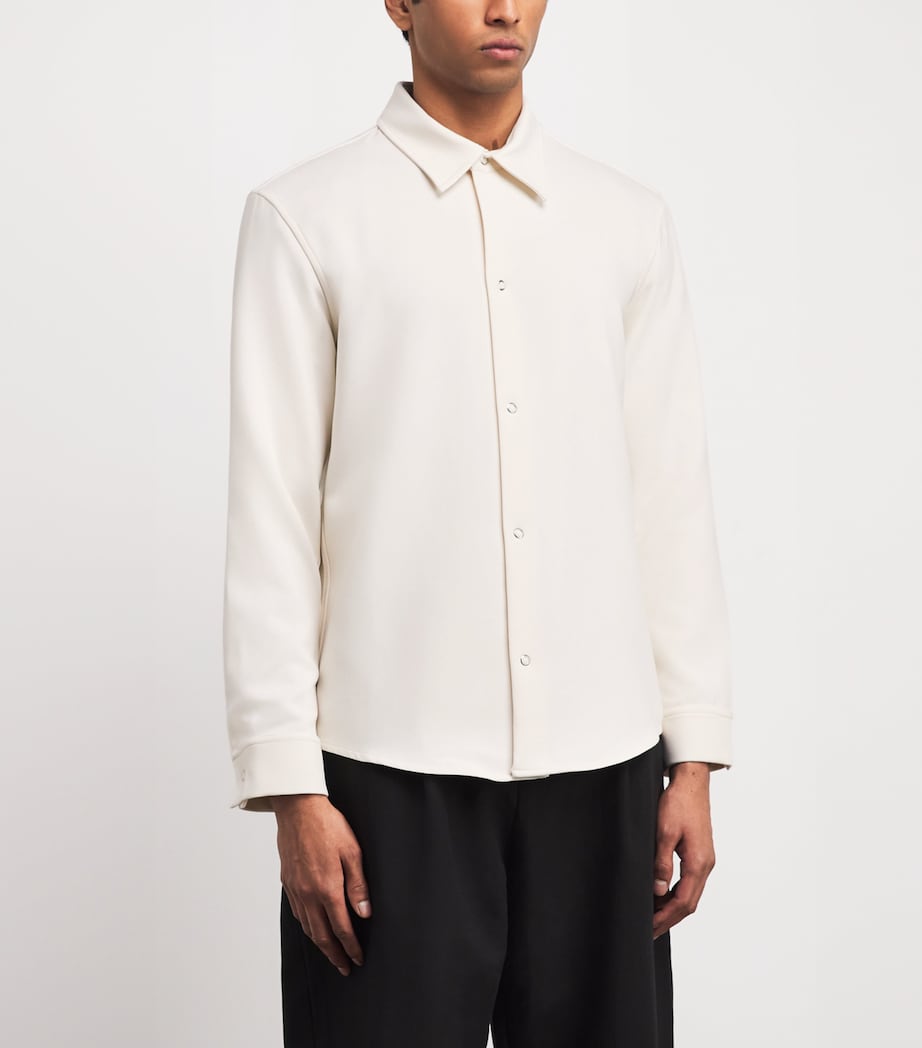 Fleece Long-Sleeve Shirt ECRU Image 3