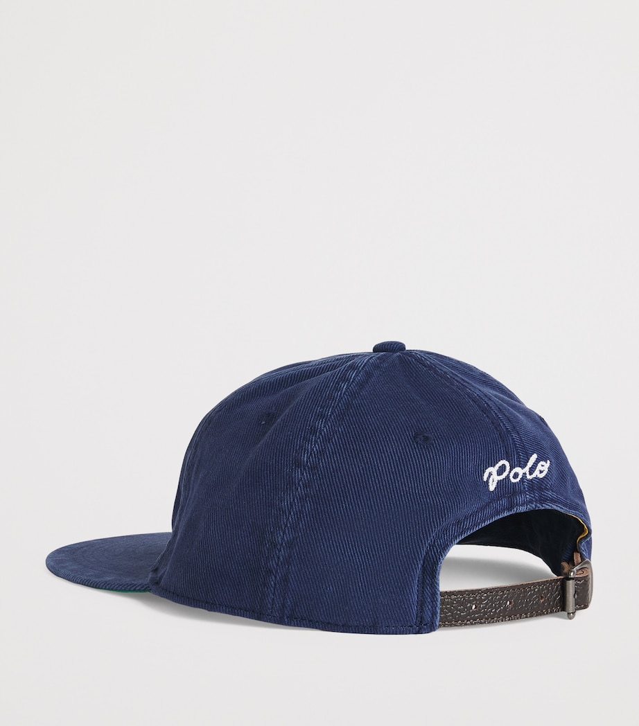 Embroidered Logo Baseball Cap NAVY Image 3