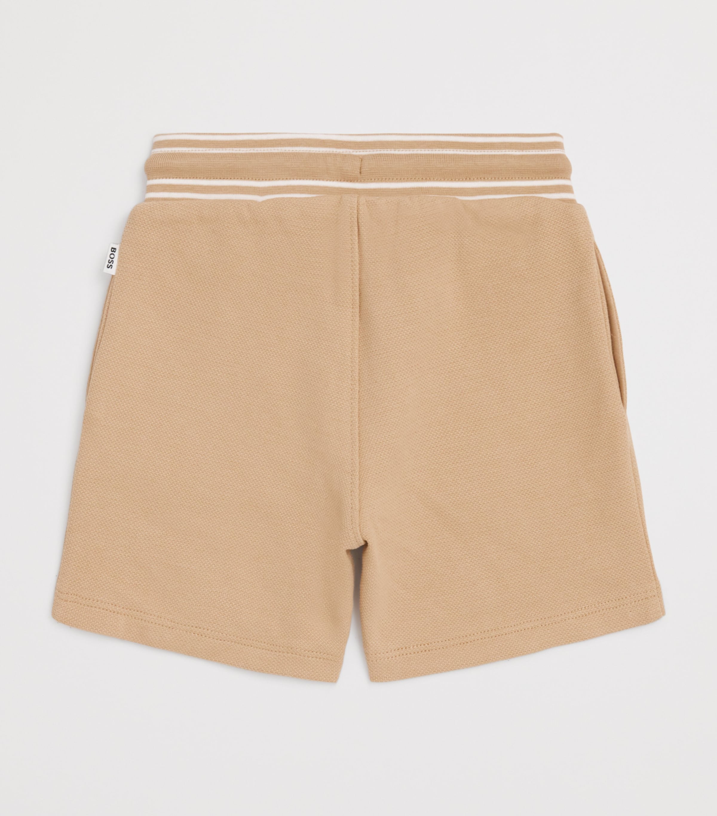 Cotton Piqué Sweat Shorts (3-36 Months) 249STONE Image 2