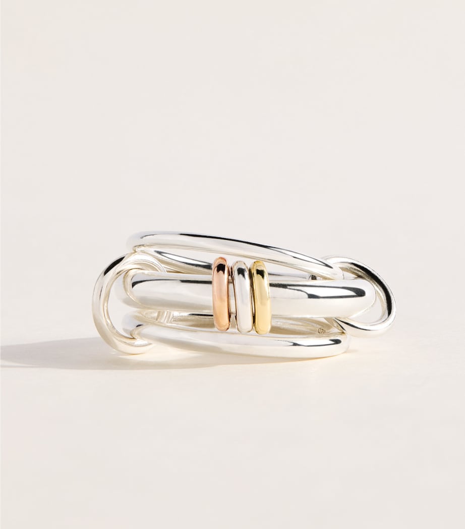 Spinelli Kilcollin Mixed Gold and Sterling Silver Gemini Ring Sterling Silver Image 1