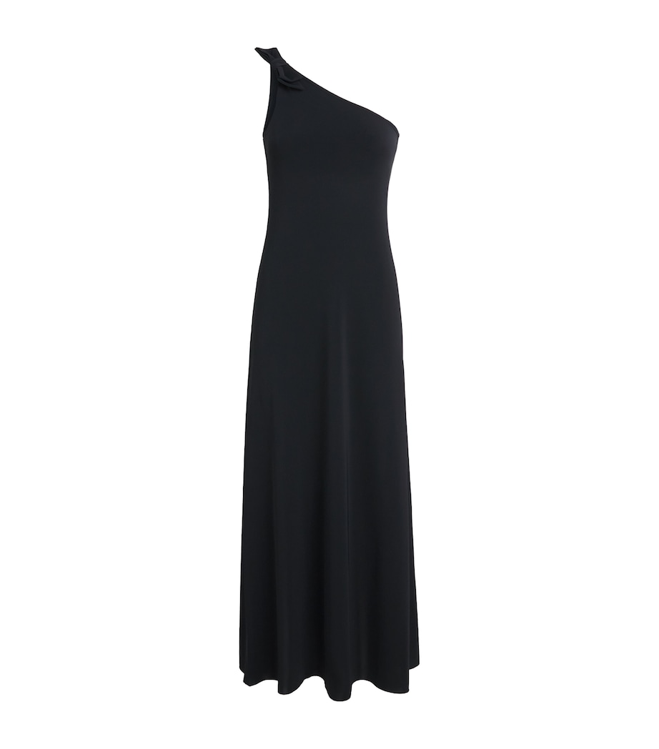 One-Shoulder Midi Dress NOIR Image 1