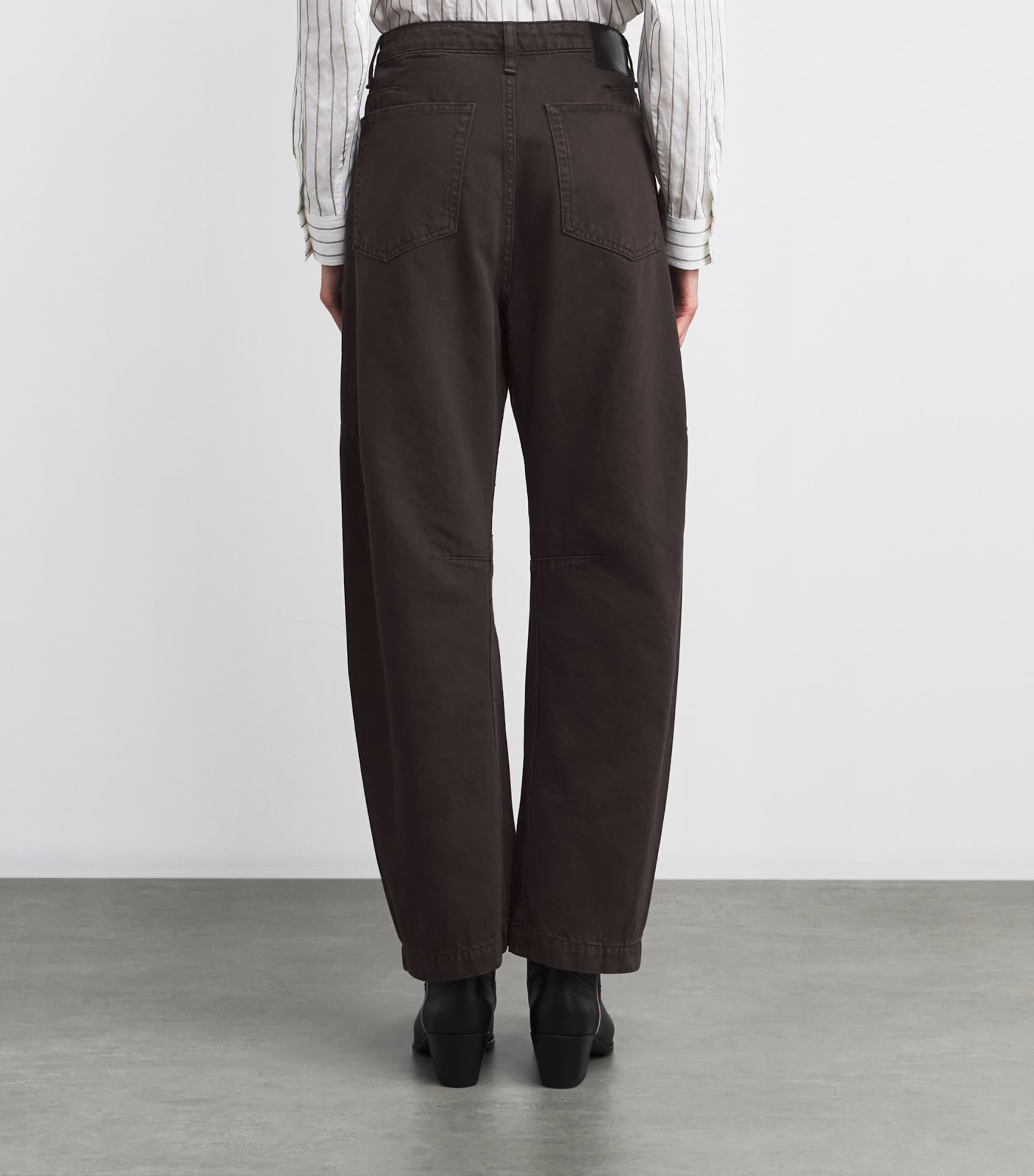 Charlie High-Rise Barrel Jeans ESPRESSO Image 4