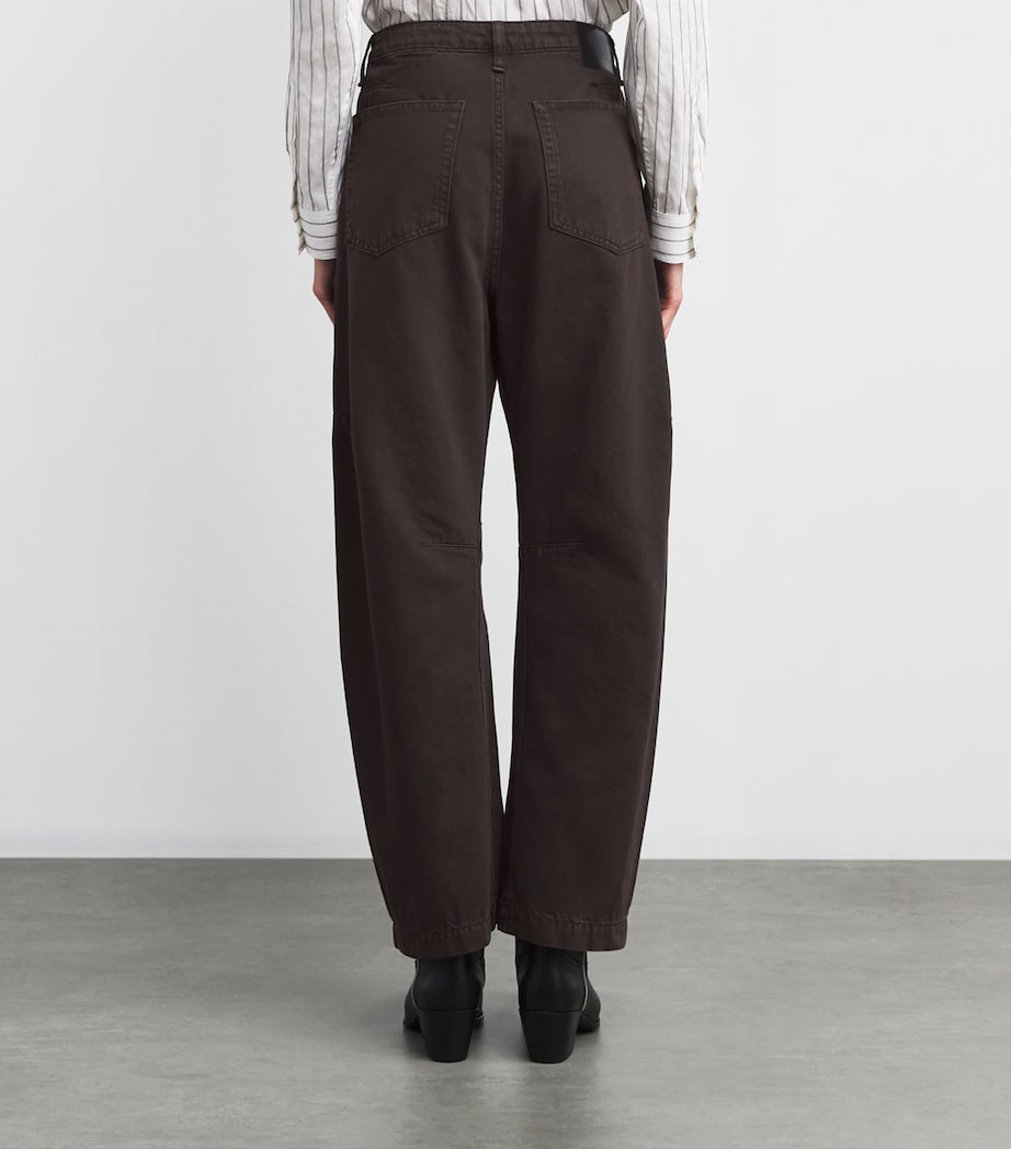 Charlie High-Rise Barrel Jeans ESPRESSO Image 4