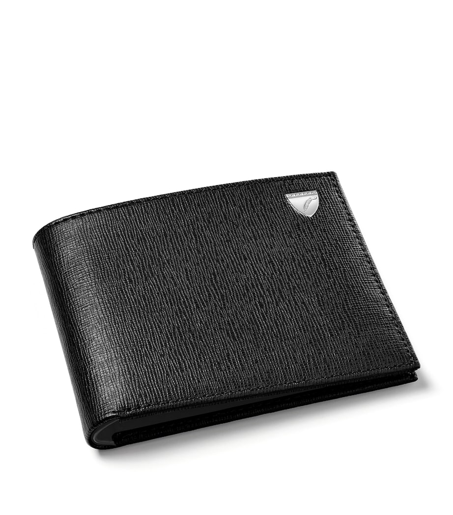 Leather Bifold Wallet BLACK Image 2