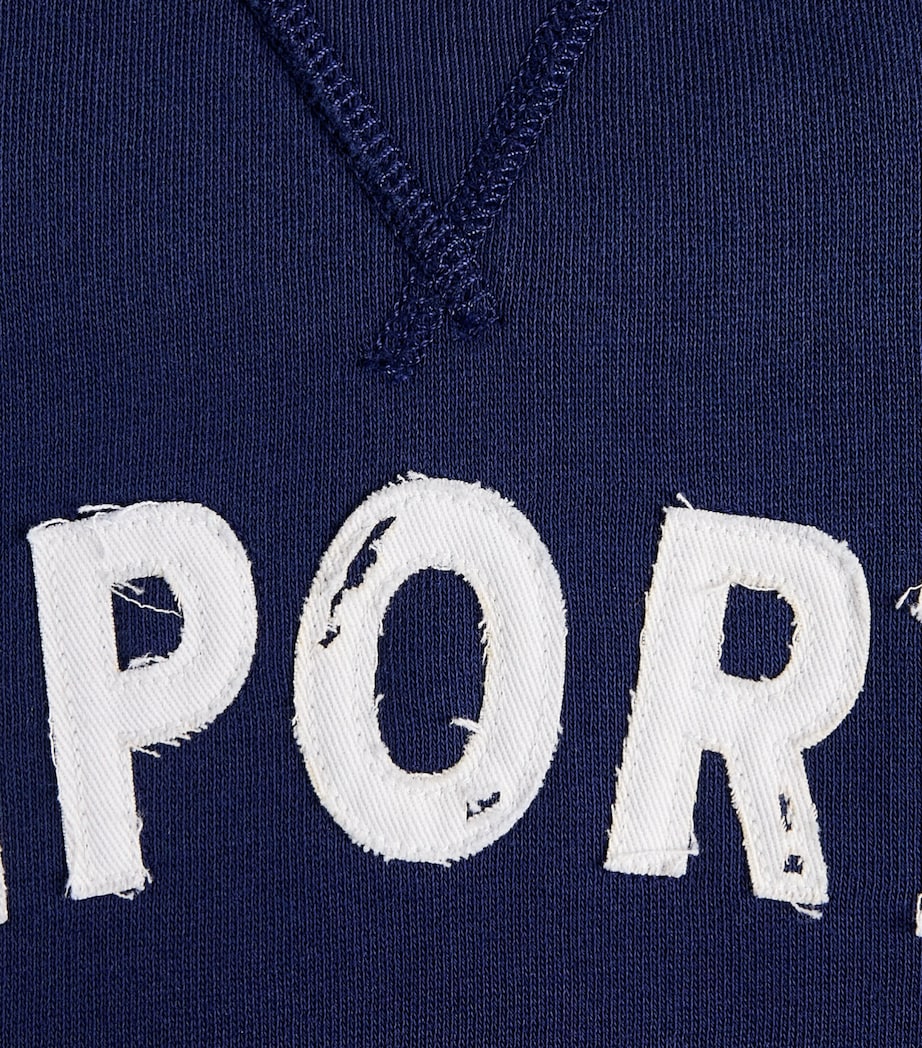 Polo Ralph Lauren Mens Cotton Newport Sweatshirt Newport Navy Image 6