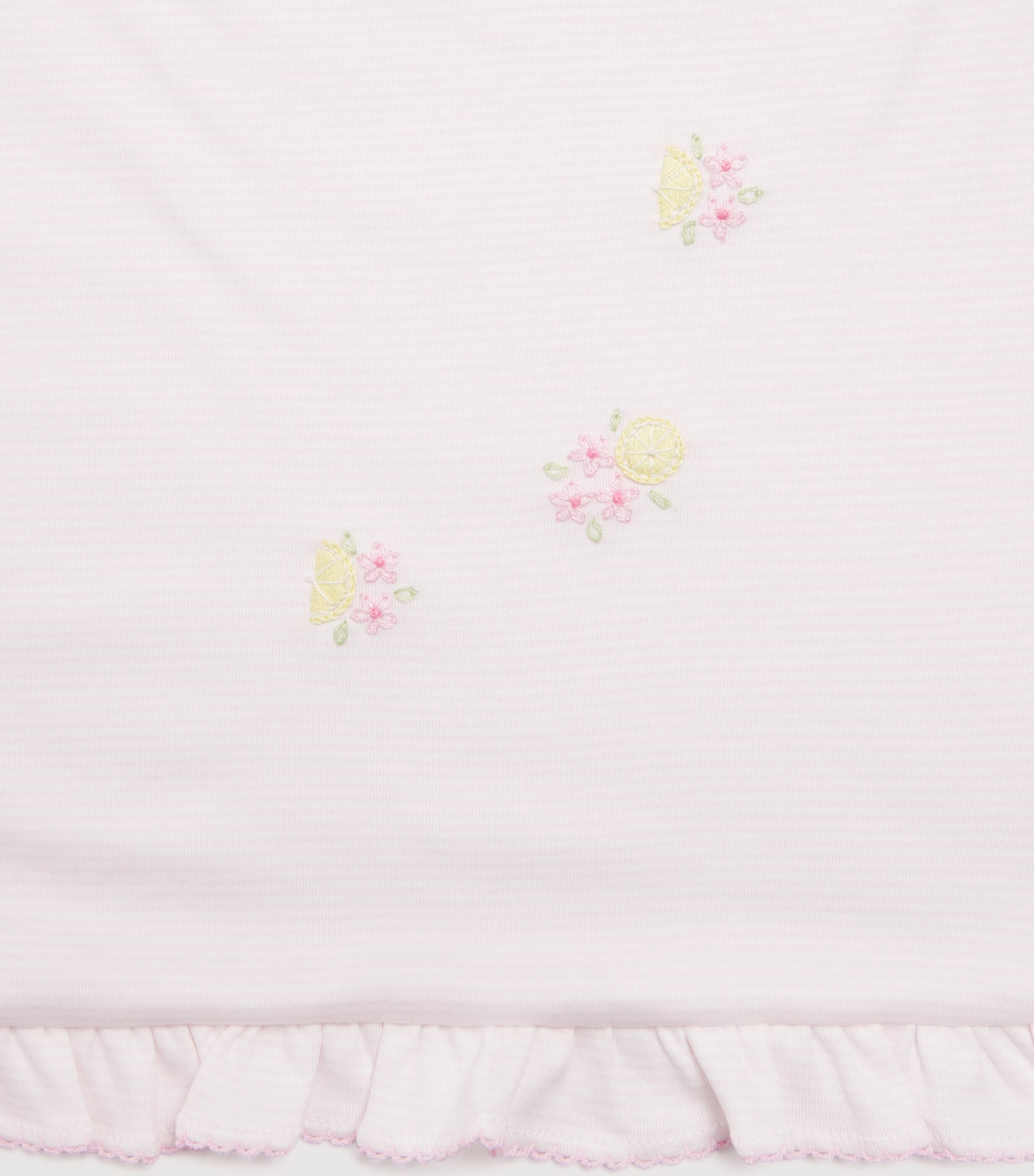 Pima Cotton Lemon Blossom Blanket (73cm x 66cm) K650PINK Image 3