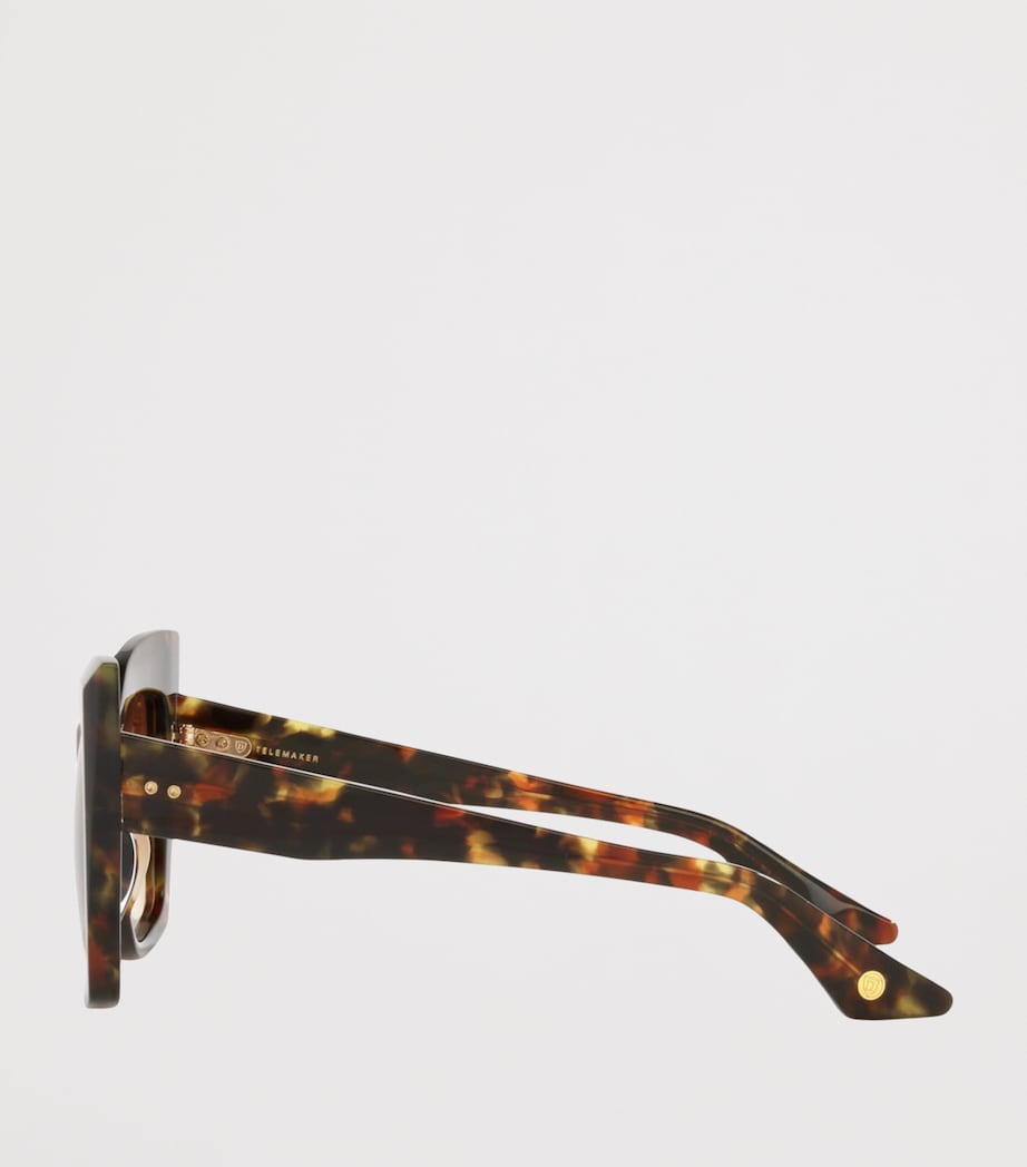 DITA Telemaker Cat Eye Sunglasses Brown Image 3