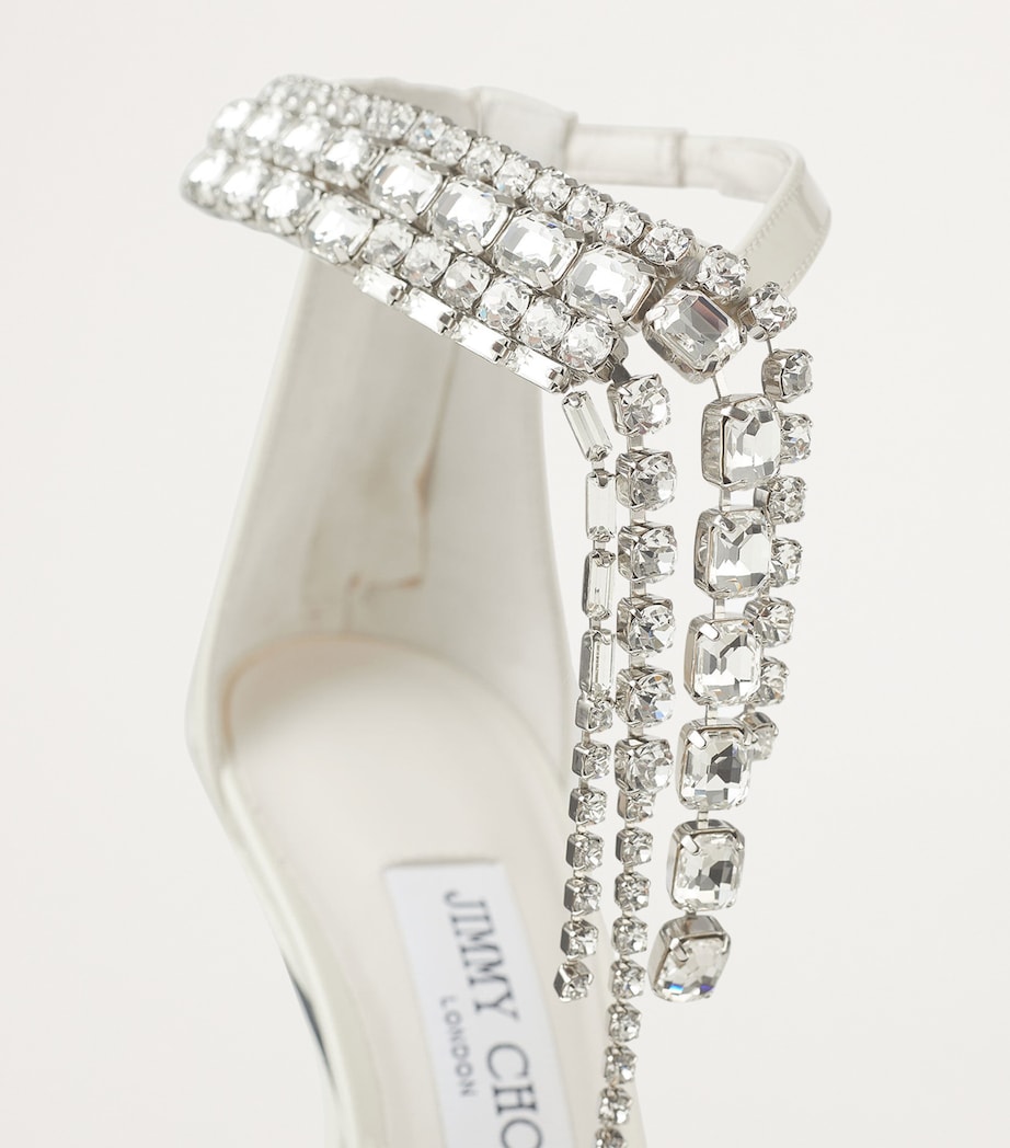 Verity 100 Patent Leather Embellished Sandals LATTE Image 3