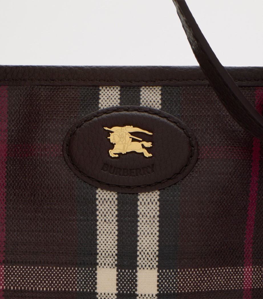 Medium Canvas Highlands Tote Bag MAHOGANY Image 6