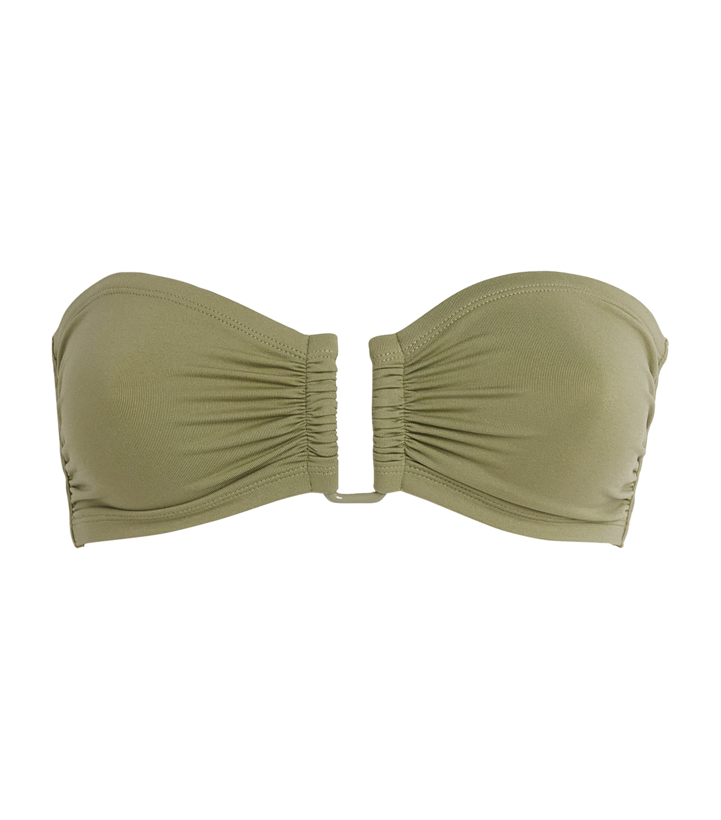 Eres Womens Show Bandeau Bikini Top Alligator Image 1