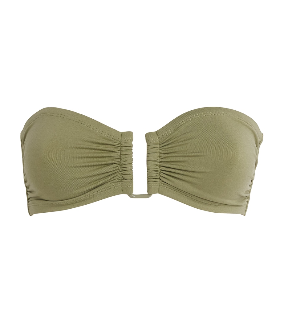 Eres Womens Show Bandeau Bikini Top Alligator Image 1