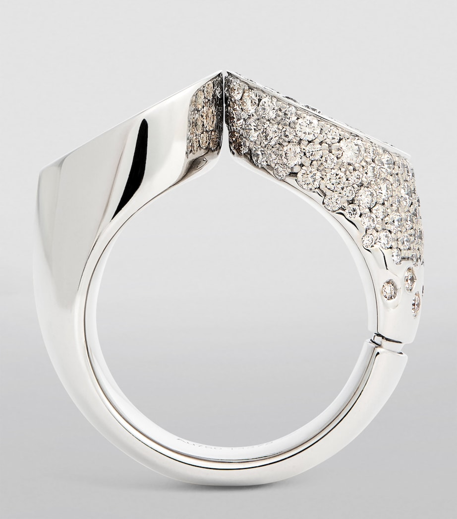 White Gold and Diamond Oera Edition 03 Ring WHITE GOLD Image 2