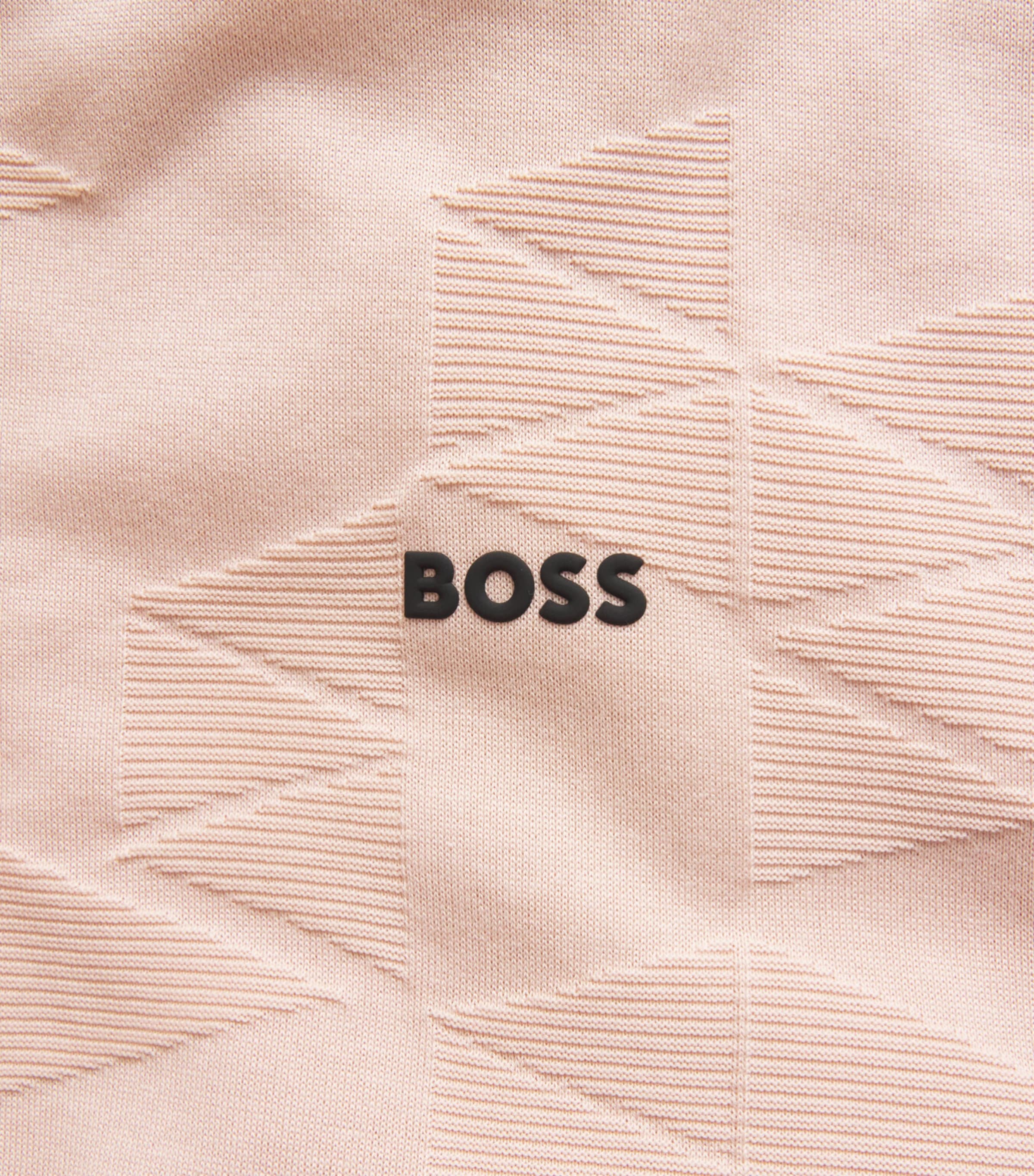 BOSS Mens Cotton Network Logo T-Shirt Light Orang Image 6