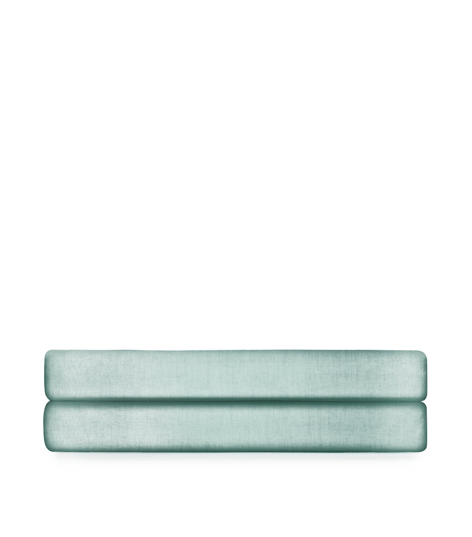 Ralph Lauren Home Oxford Evergreen Double Fitted Sheet (140cm x 200cm) Evergreen Image 3