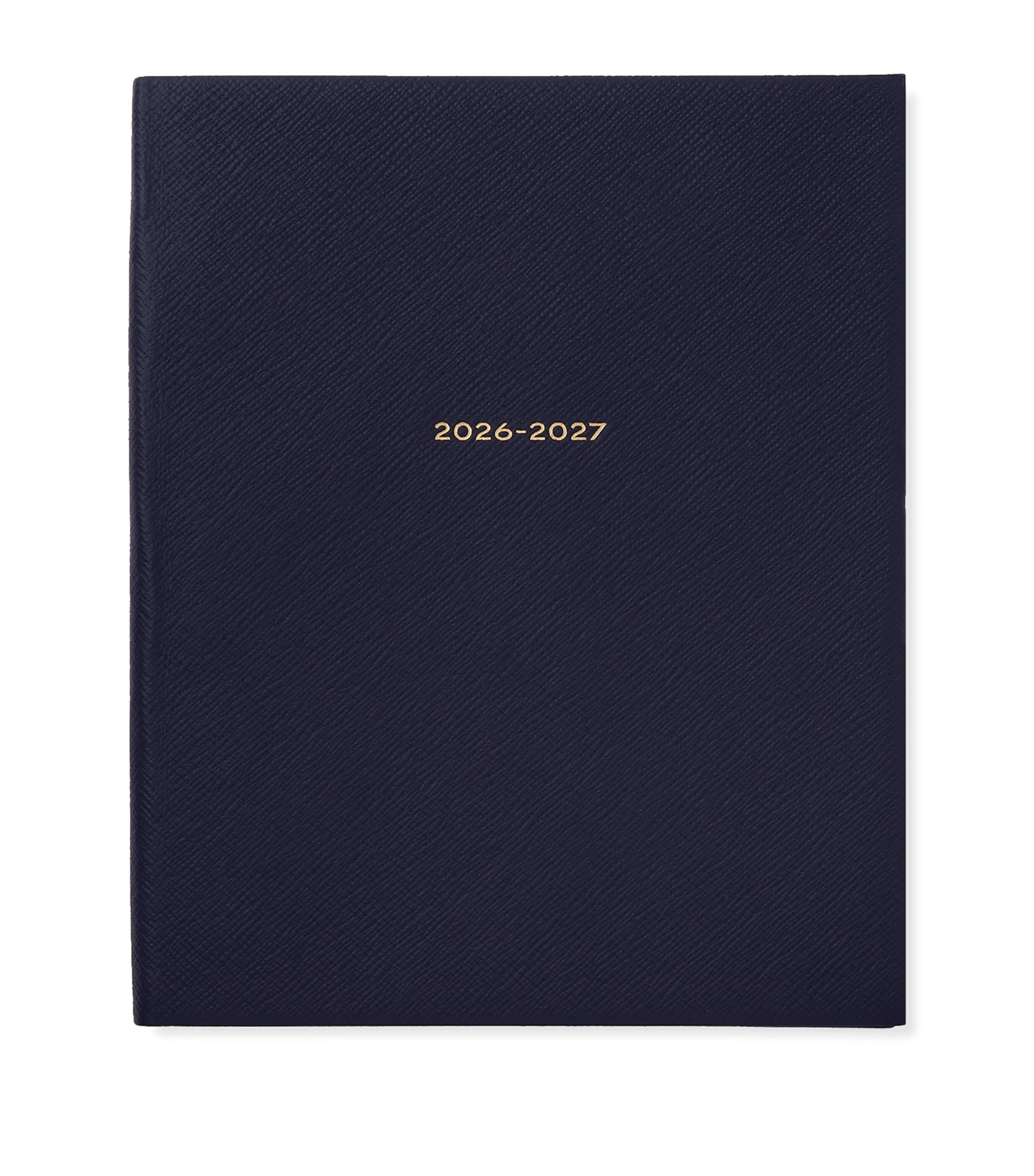 Smythson Leather Portobello Weekly Diary 2026-2027 Navy Image 1
