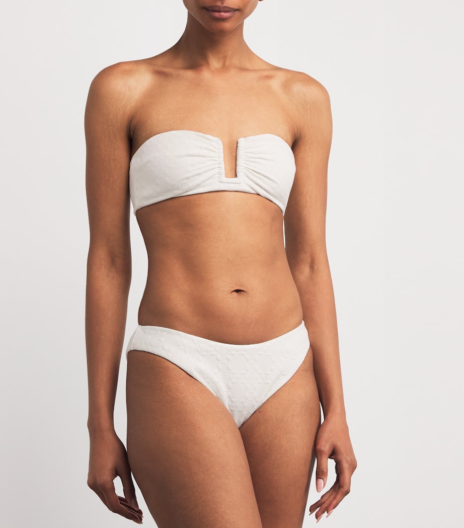 Bandeau Sanra Bikini Top WHITE Image 2