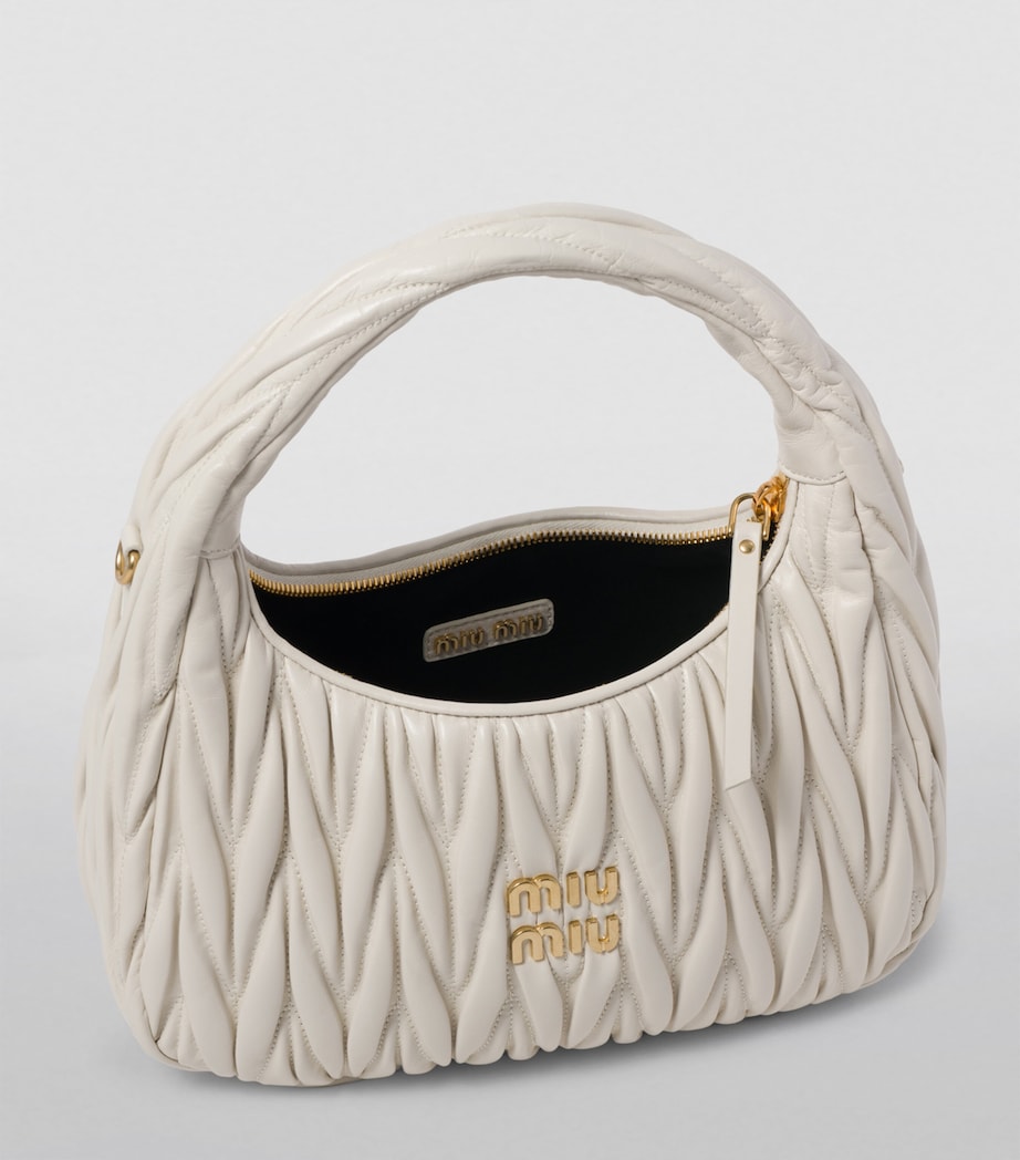 Small Nappa Leather Wander Top-Handle Bag F0009 Image 7