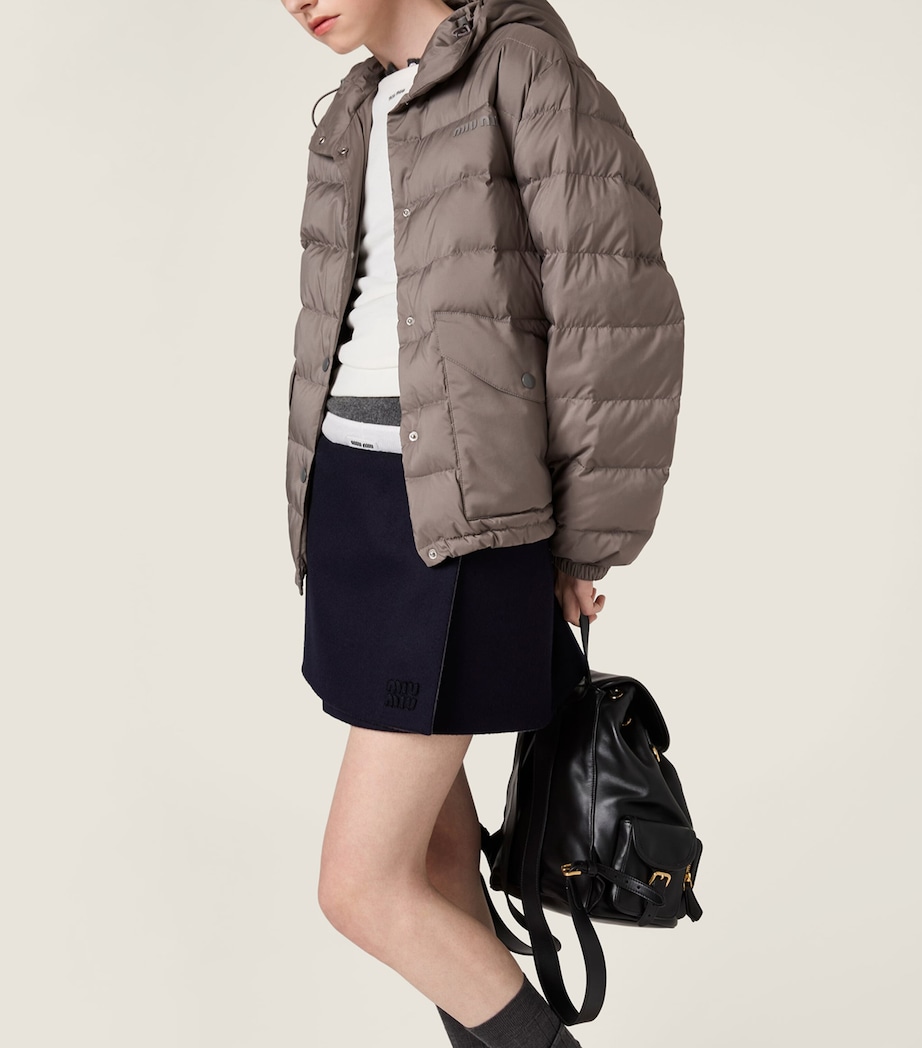 Down Technical Pongé Puffer Jacket F0276 Image 6