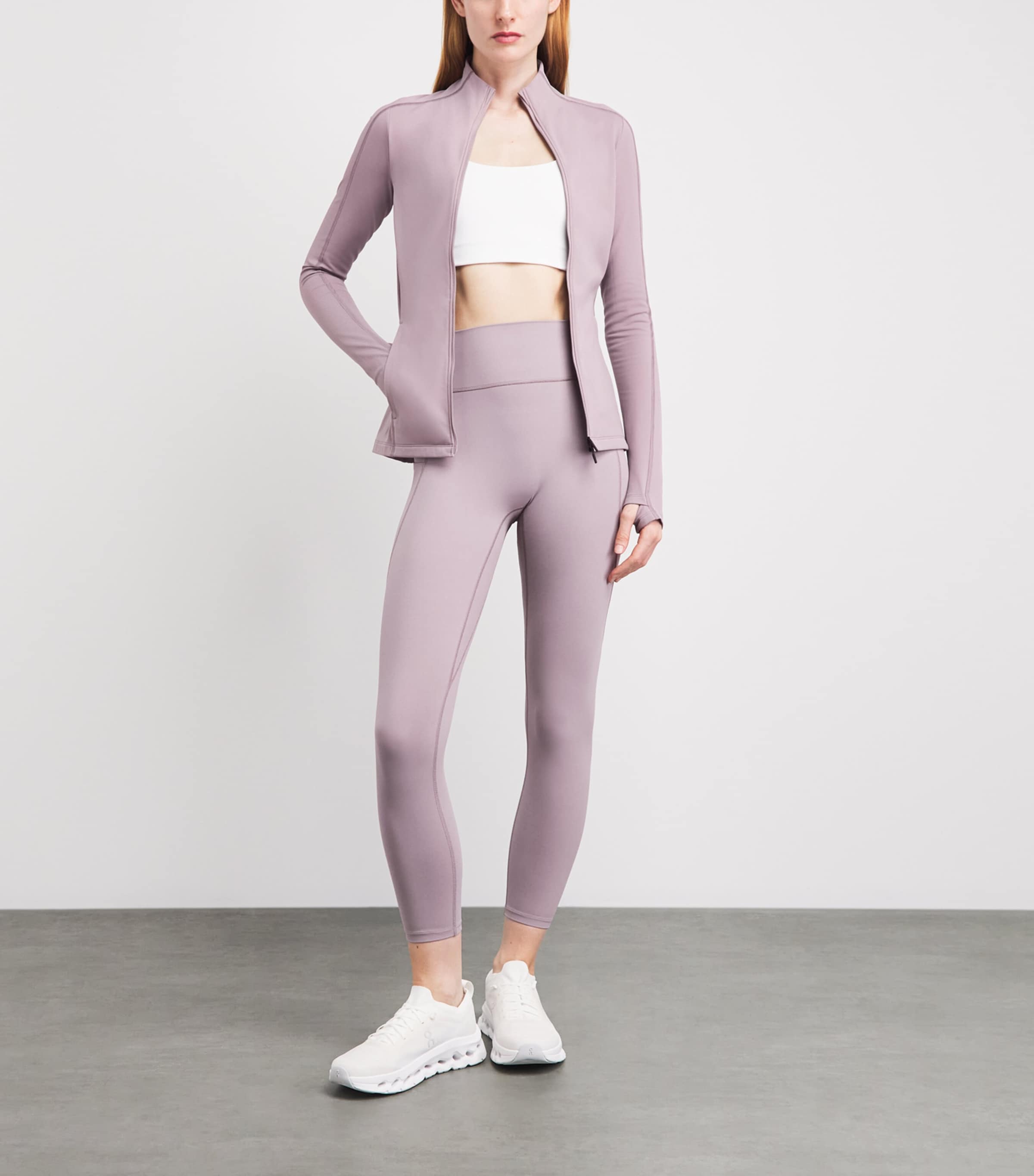 On Womens Studio 7/8 Leggings Lilac Image 2