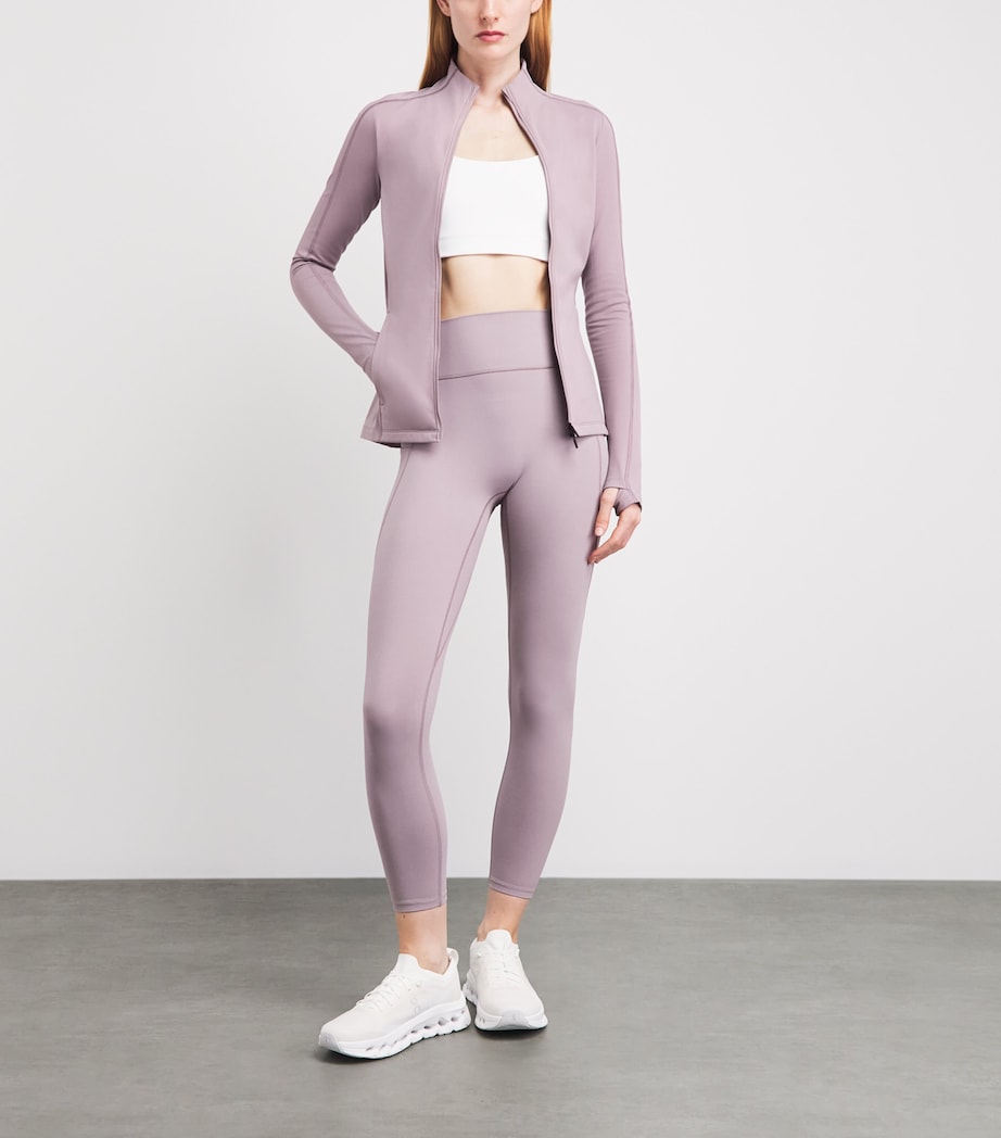 On Womens Studio 7/8 Leggings Lilac Image 2