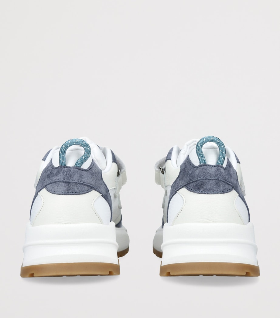 Velcro Sneakers WHITE/NAVY Image 2