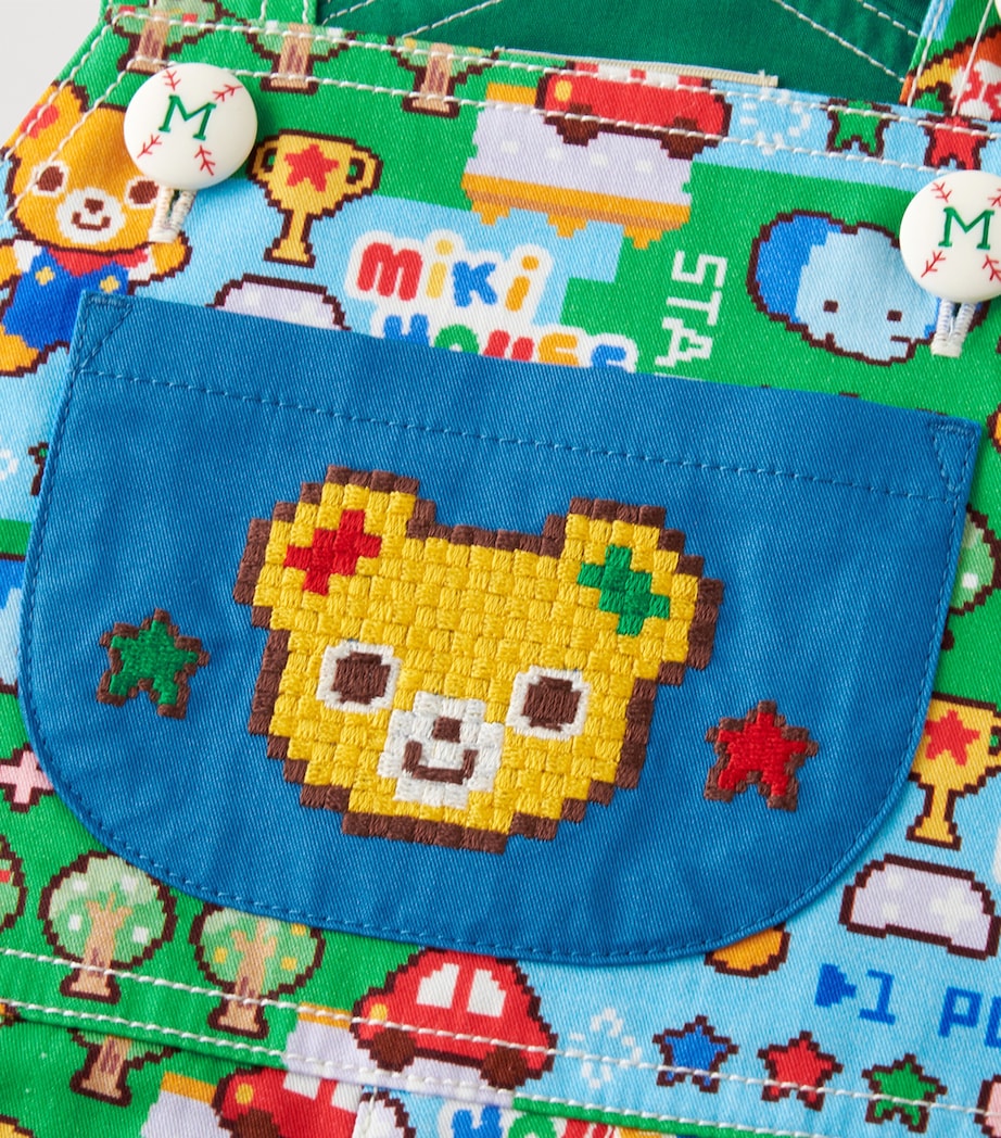 Miki House Pucchi the Bear Dungarees (6-12 Months) Image 8