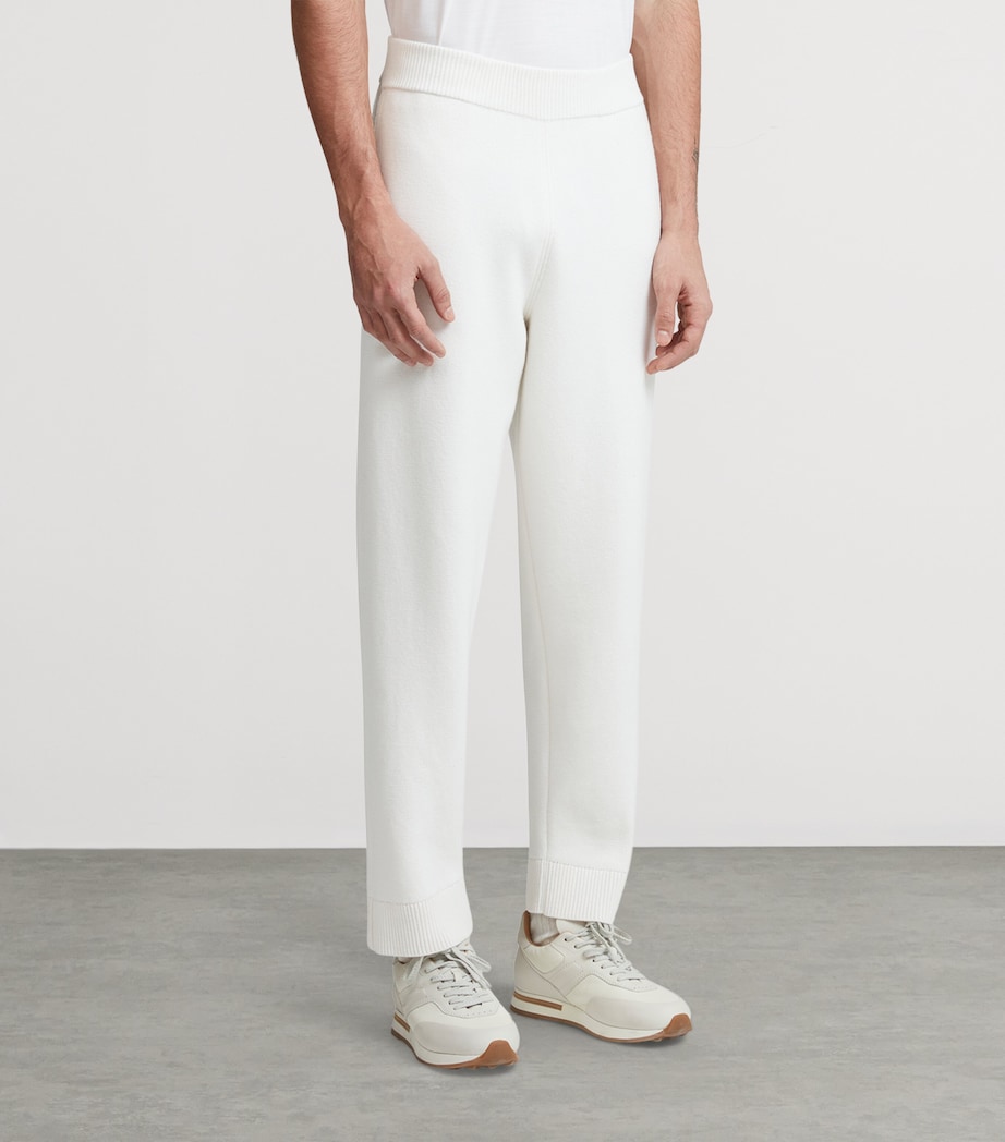 Cotton-Cashmere Sweatpants 100WHITE Image 3