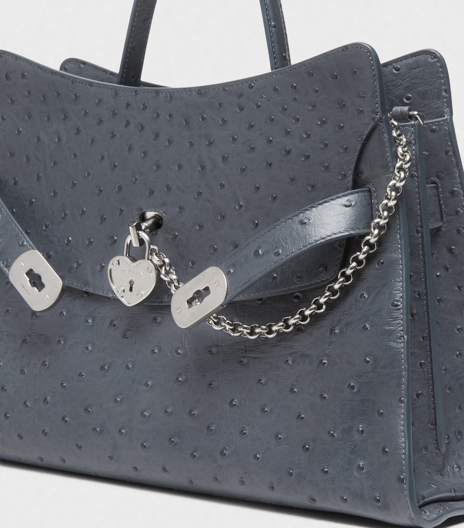 McQueen Calfskin Locke Top-Handle Bag Image 6