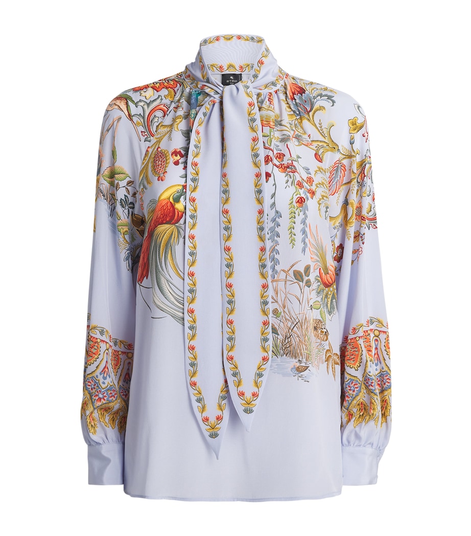 Silk Printed Blouse X0882 Image 1