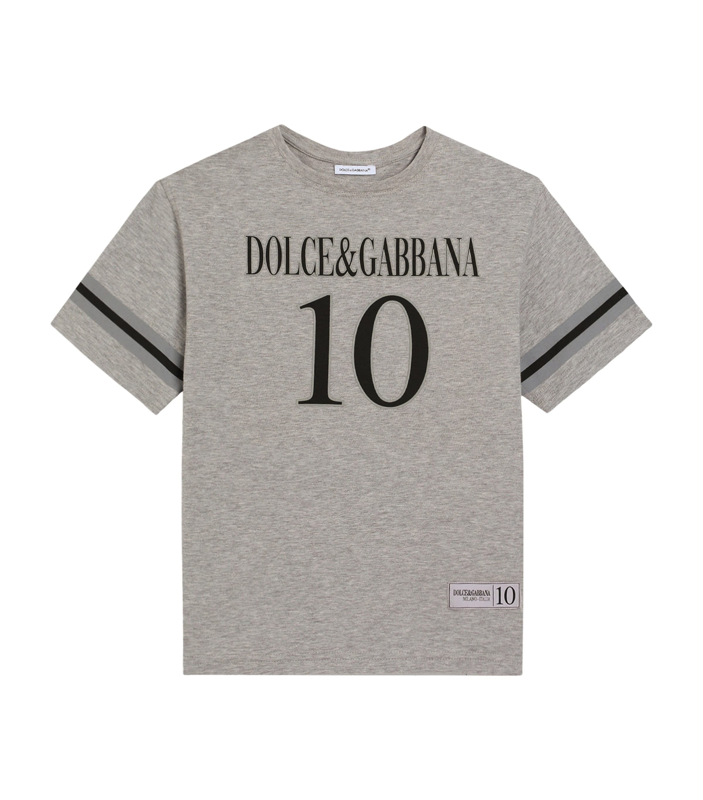 Dolce & Gabbana Kids Cotton Logo T-Shirt (8-12+ Years