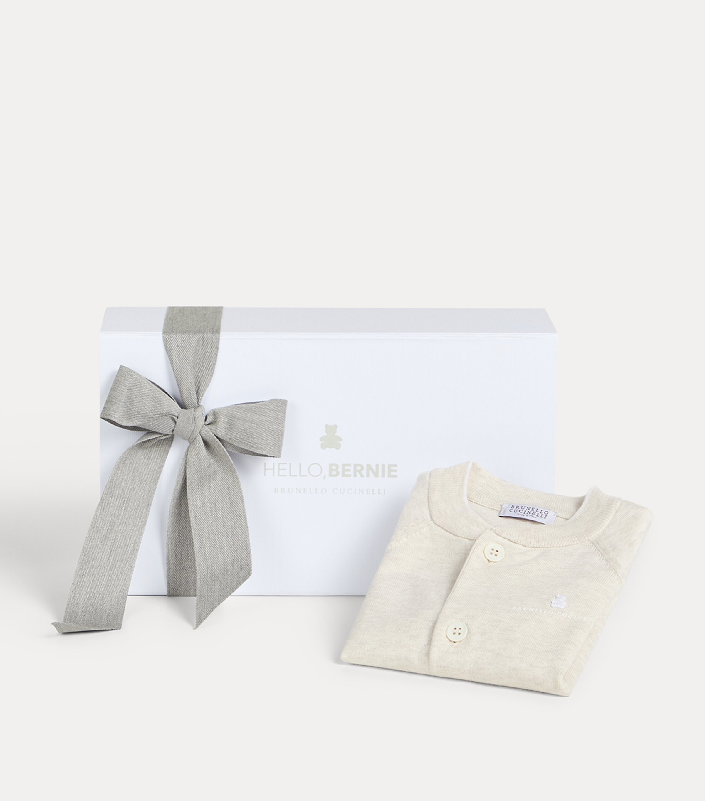 Brunello Cucinelli Kids Cotton Cardigan (3-18 Months) Image 2