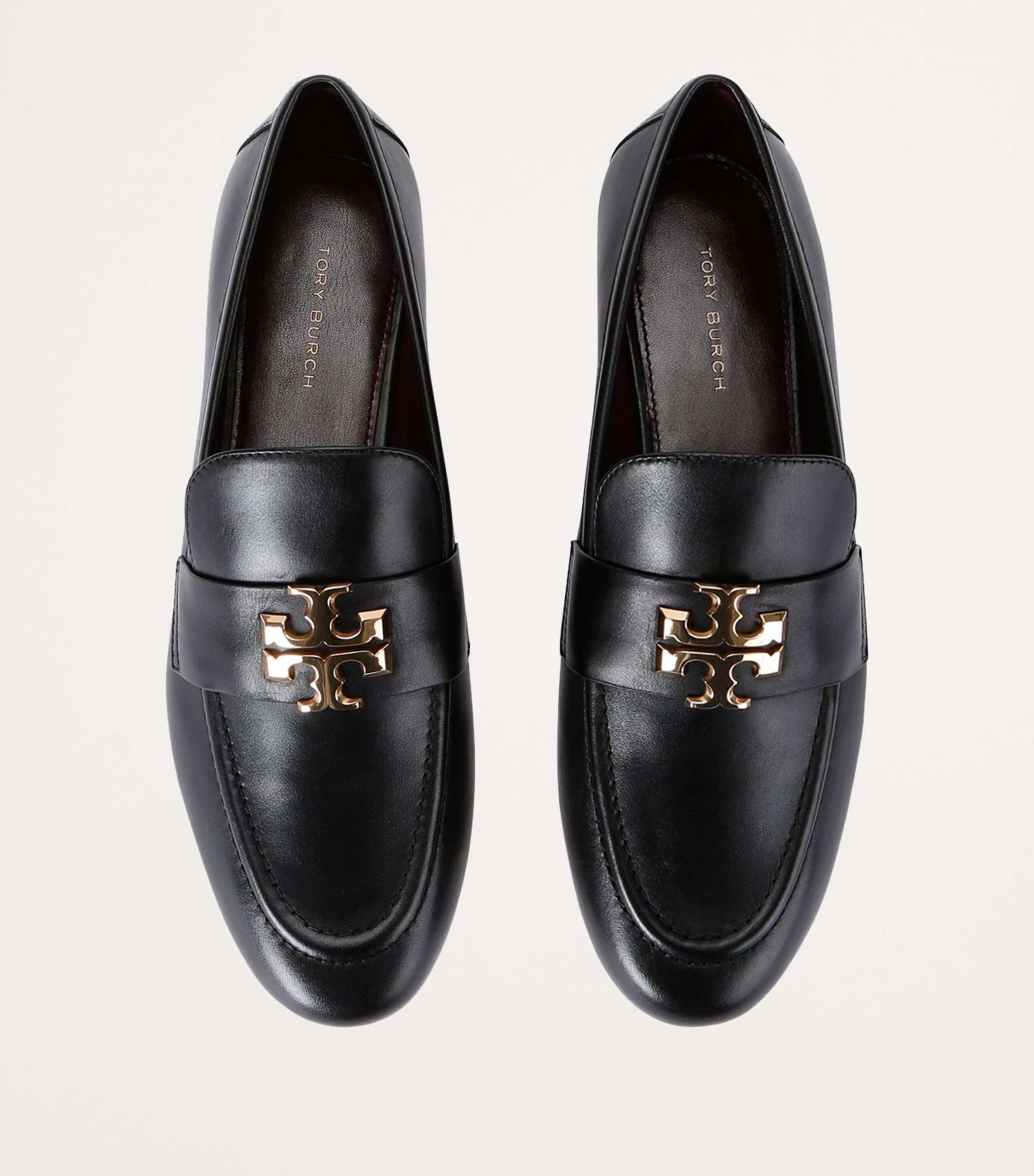 Leather Eleanor Loafers BLACK Image 4