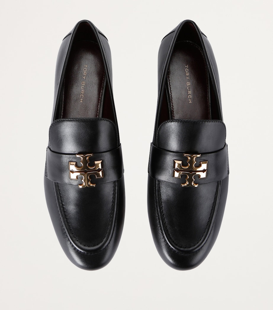 Leather Eleanor Loafers BLACK Image 4