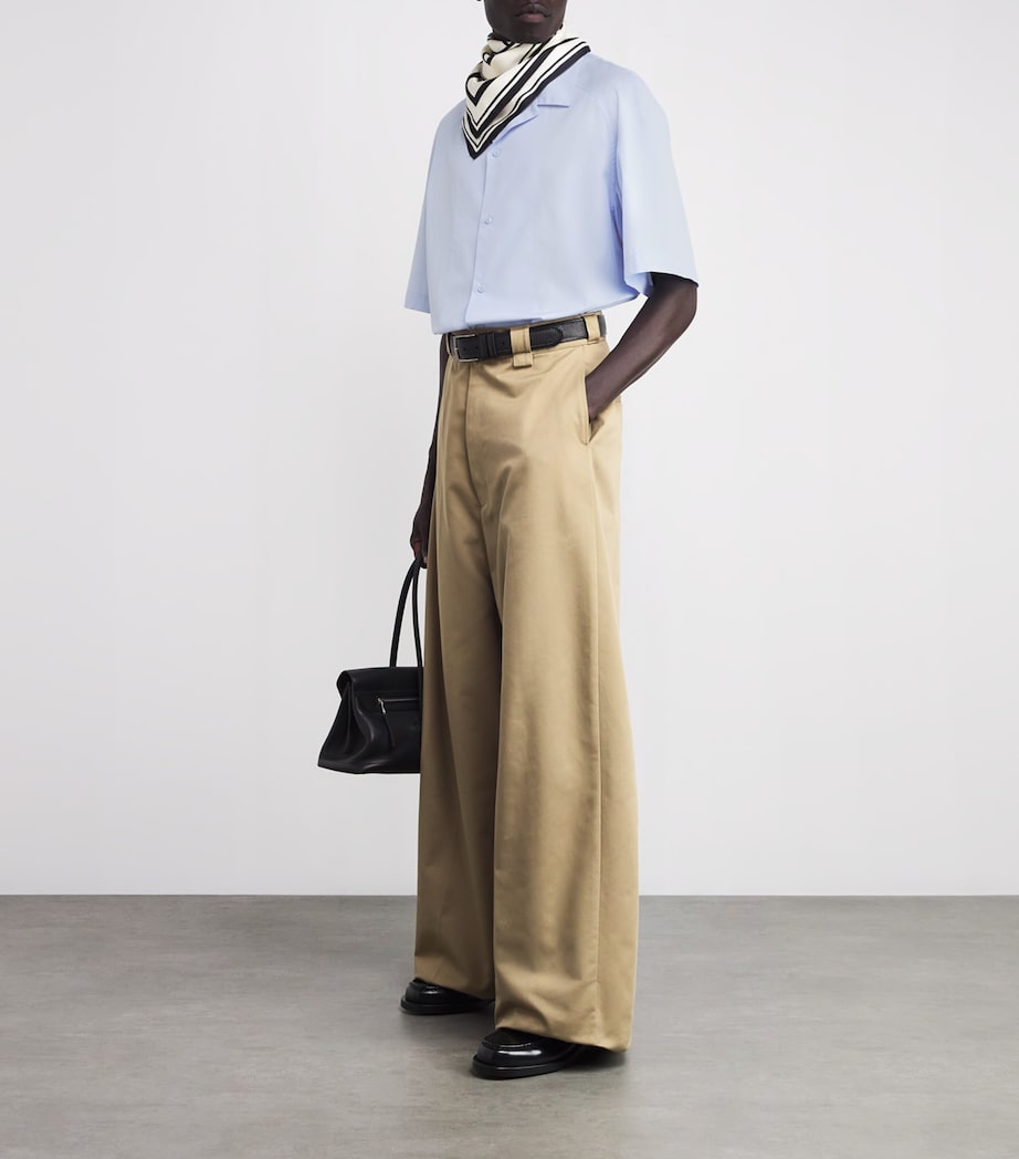 Cotton Signature Shirt 3GF-J SIG BLUE EMBRO Image 2