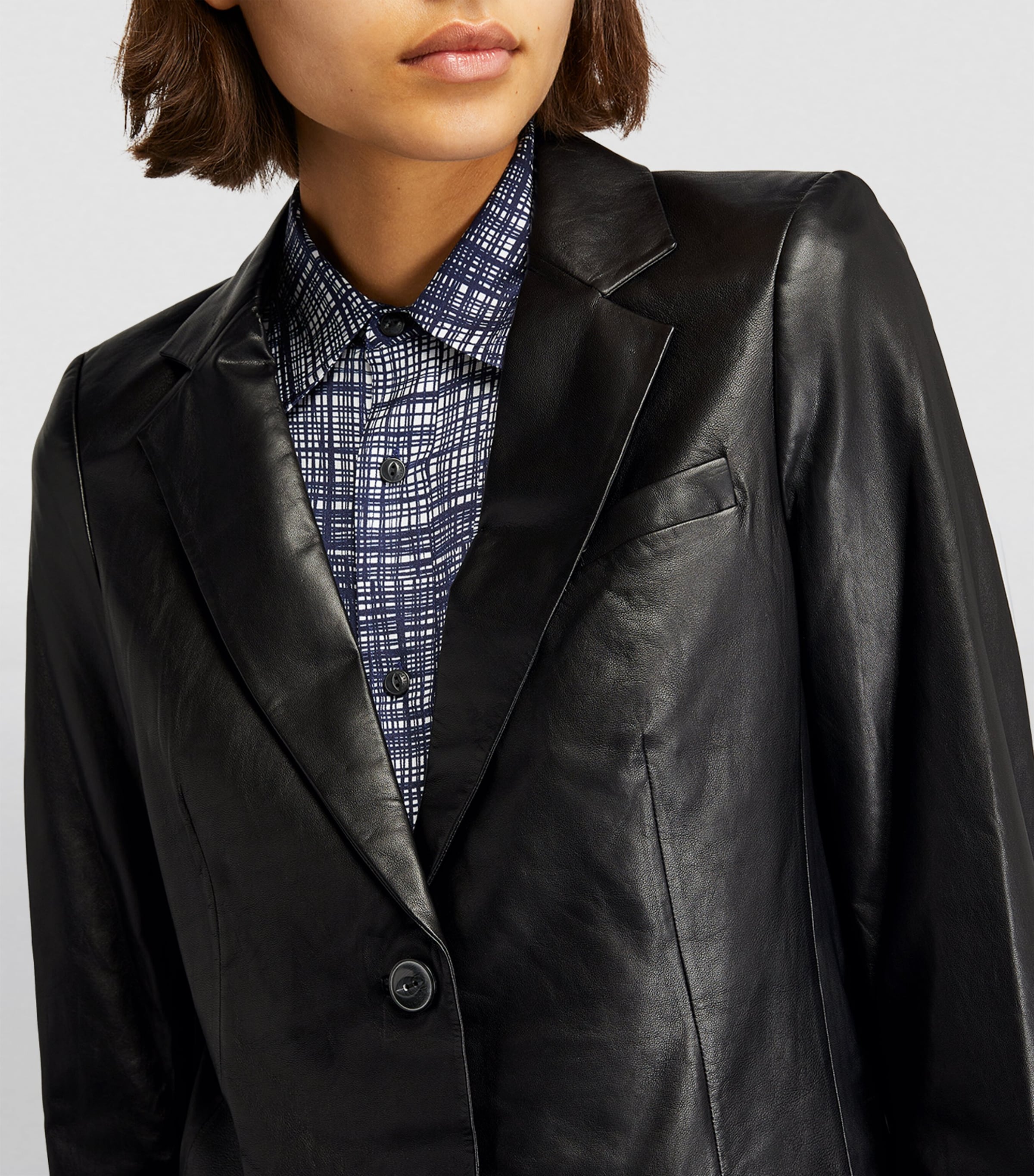 【関税込み】rag & bone ブラック Charles レザージャケット rag & bone Charles Leather Blazer | Nordstromrack