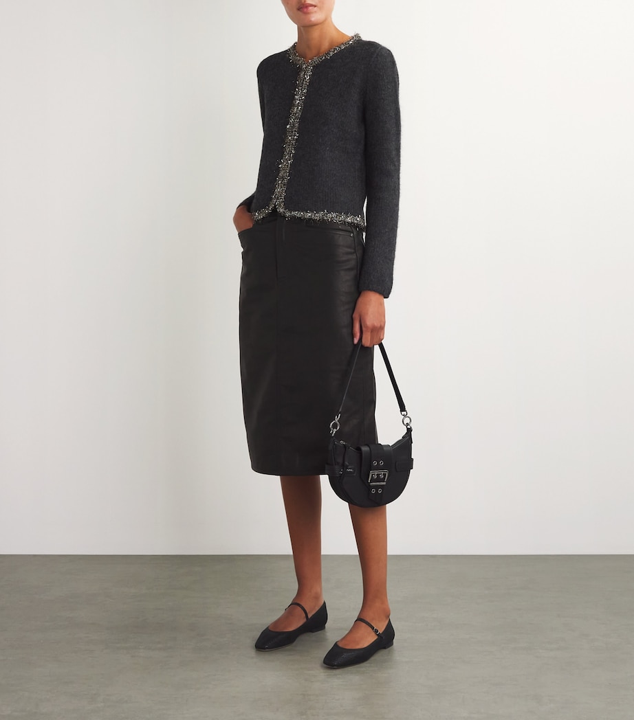 Embellished Jolie Ballet Flats BLACK Image 6