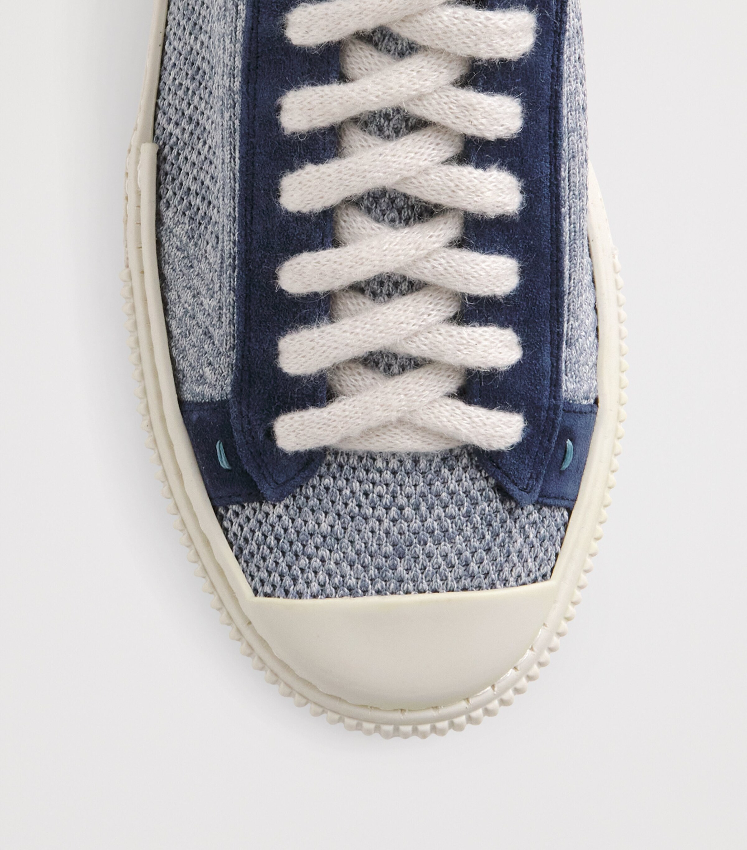Knitted Tennis Sneakers BLU Image 5