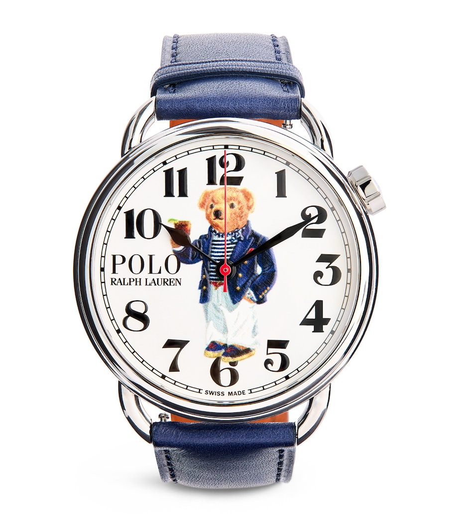 Stainless Steel Riviera Polo Bear Watch 42mm WHITE Image 1