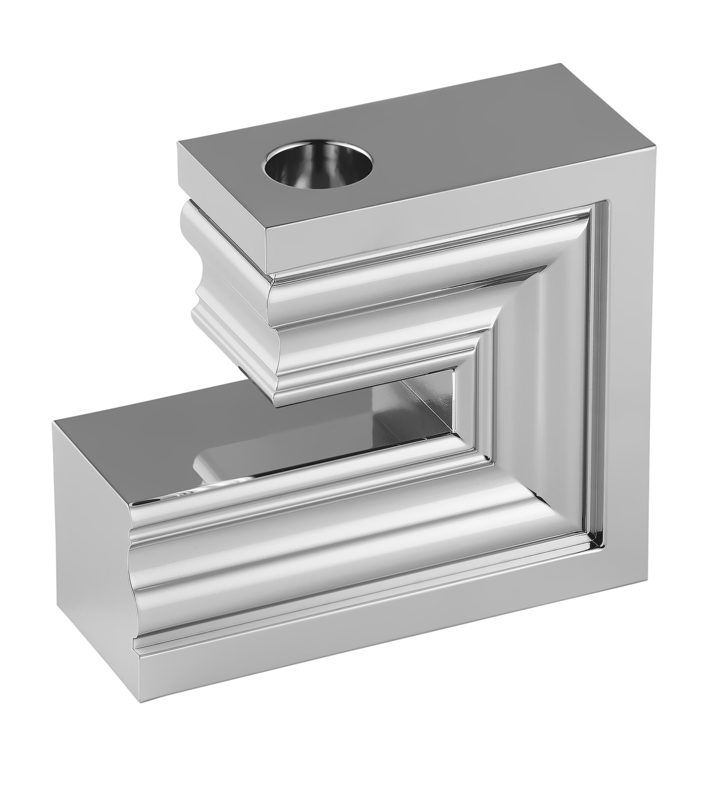 Large Perspectives No.2 Candle Holder SILVER Image 3