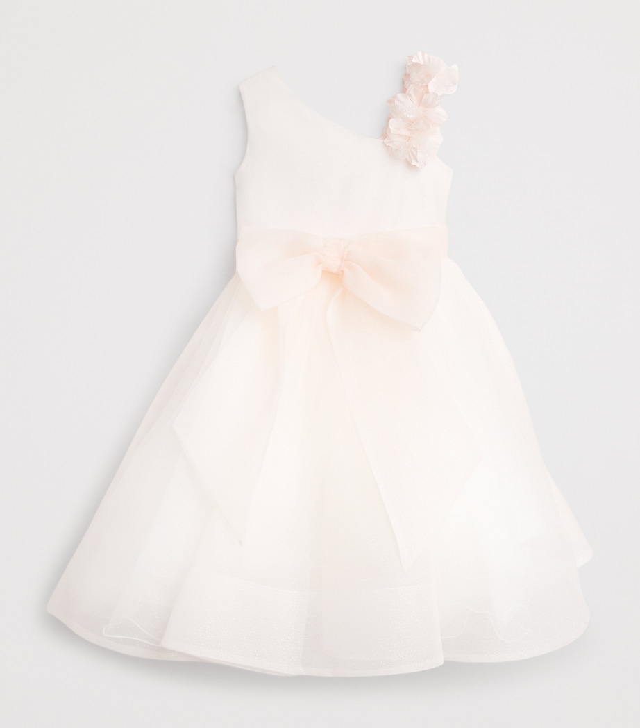 Tulle Sparkling Dress (4-14 Years) PES-PEACH Image 2