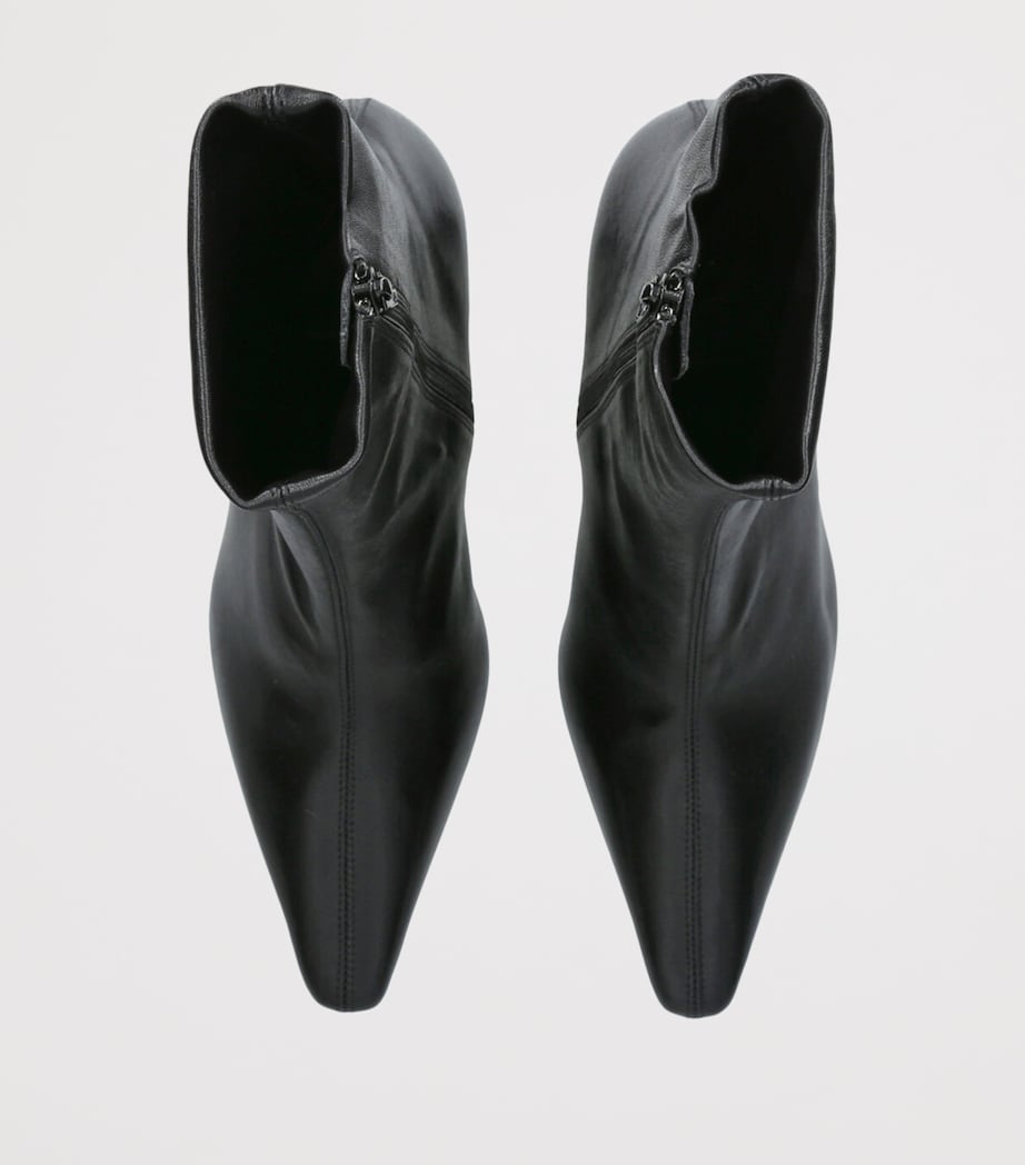 Jude Leather Cave Ankle Boots 55 Black Image 3