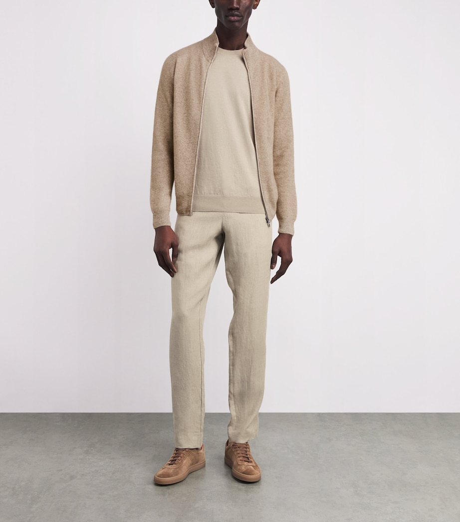 Cotton-Cashmere T-Shirt E.2-AVORIO Image 2